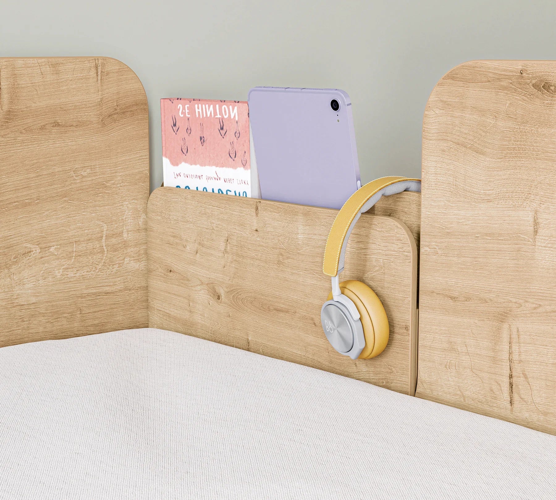 Горно легло за модулно двуетажно легло «Studio» за матрак 90x200см