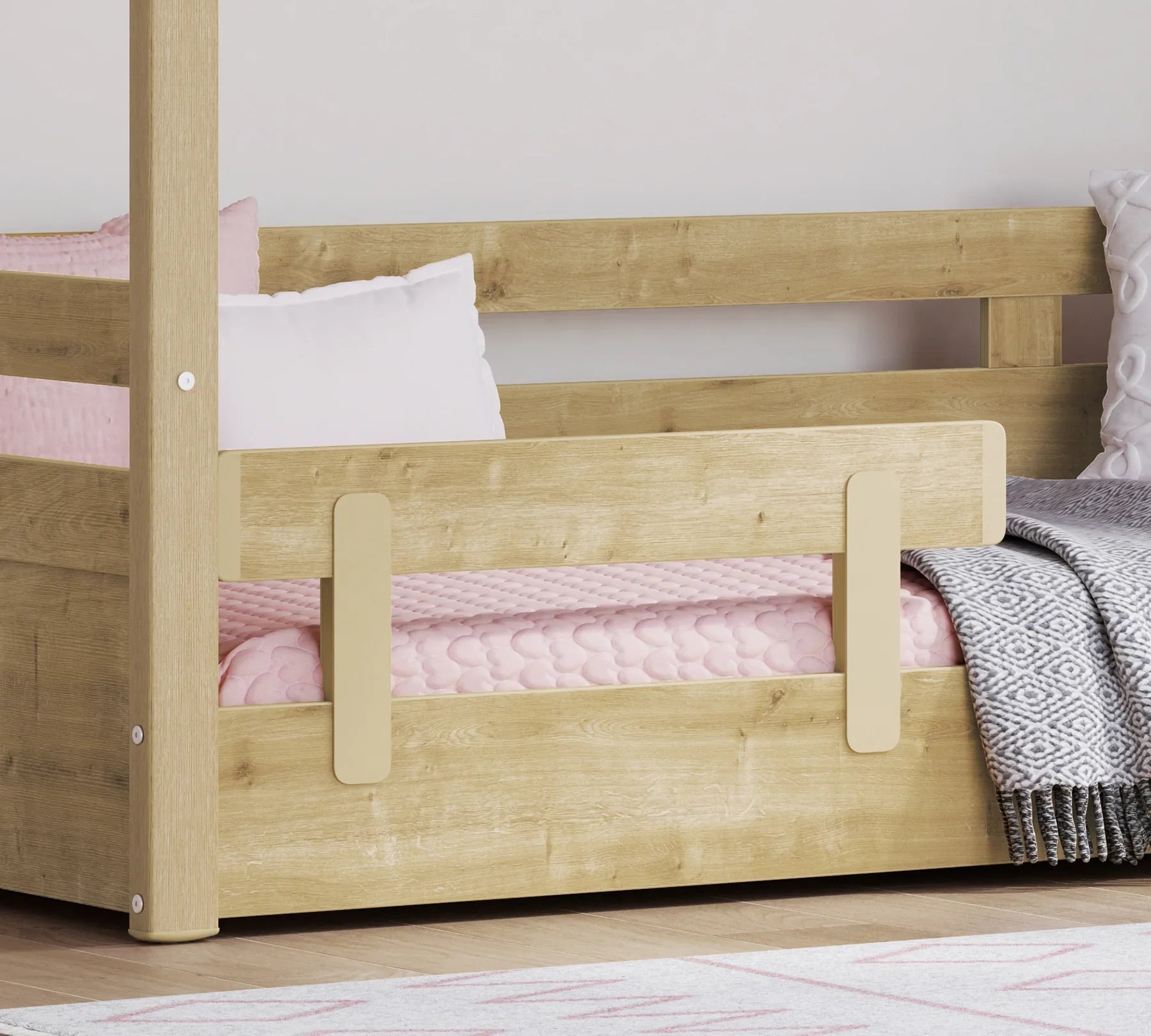 Предпазна преграда за легло «Mocha»