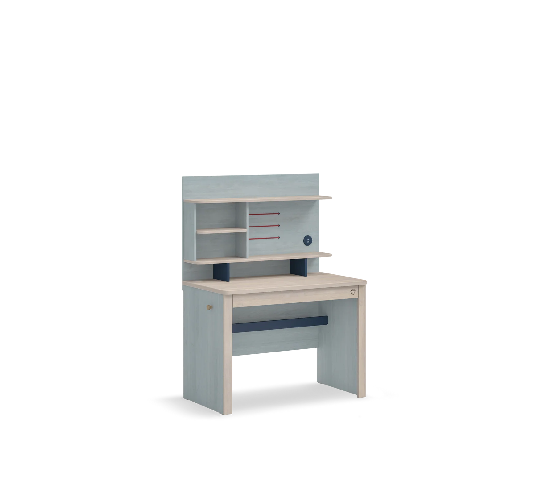 Надстройка за бюро «Trio» + USB зарядна станция, размер 102х73х21см