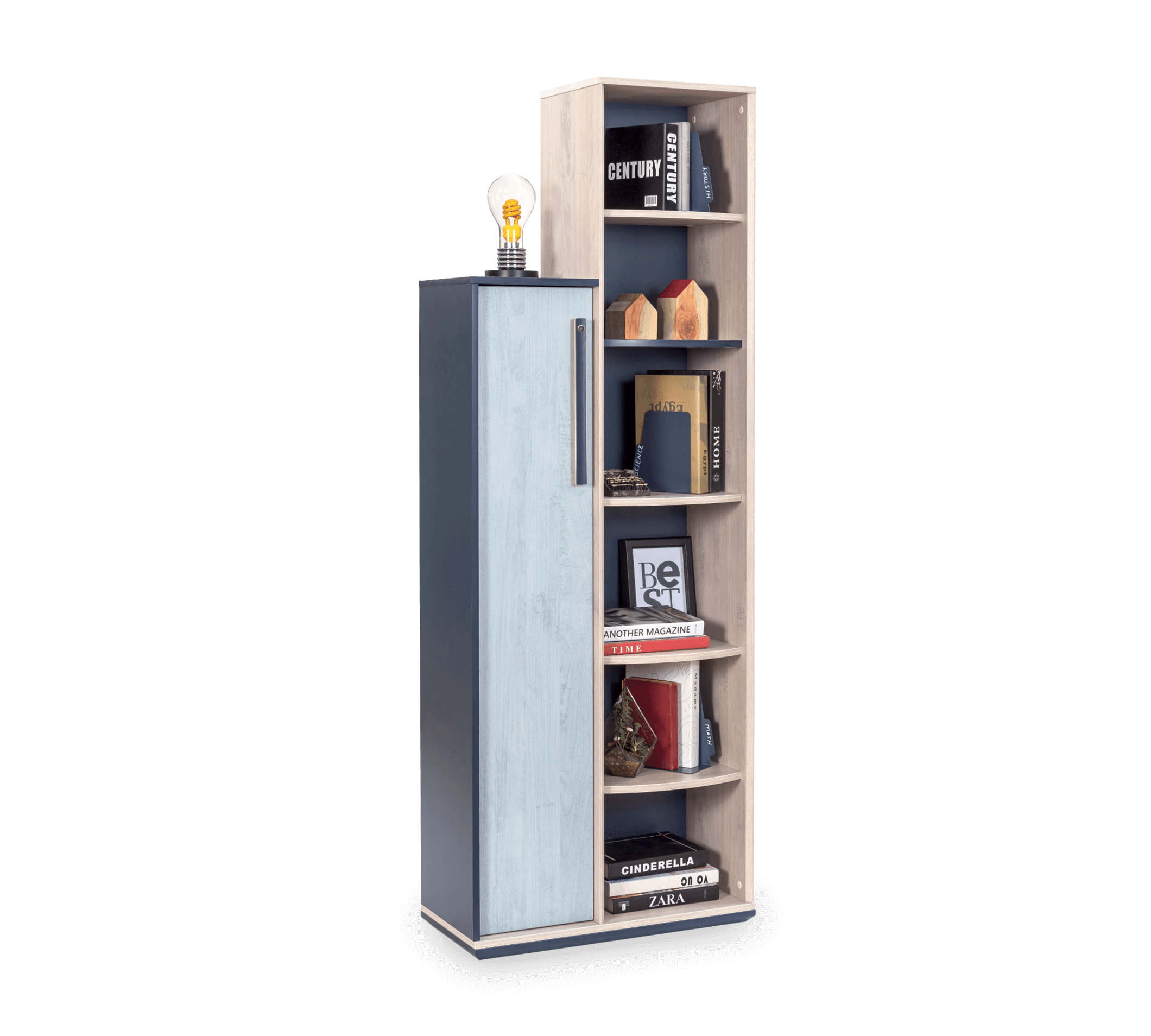 Детска Библиотека със шкаф Trio