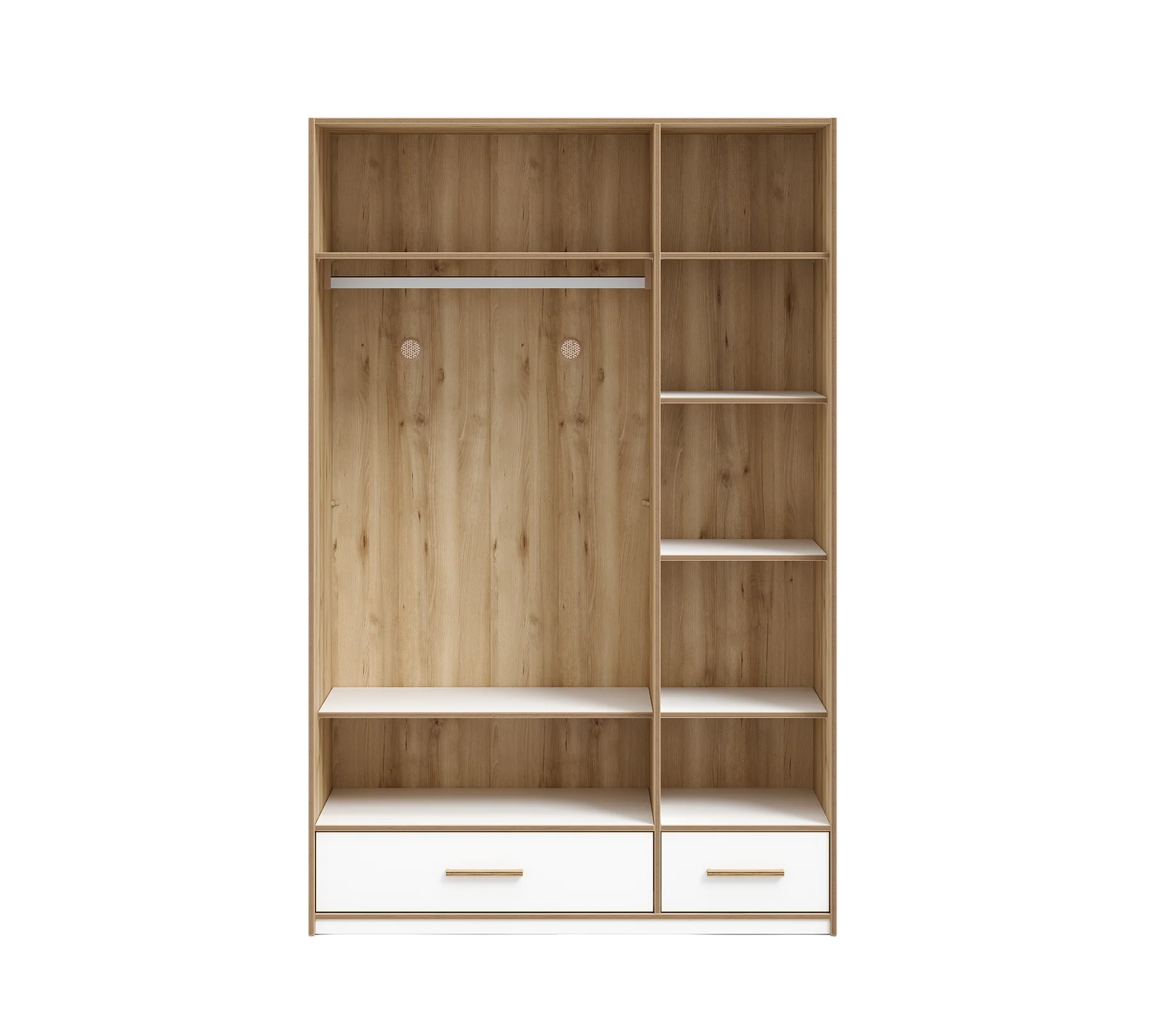 Трикрилен гардероб «Modera New» - ширина 138см