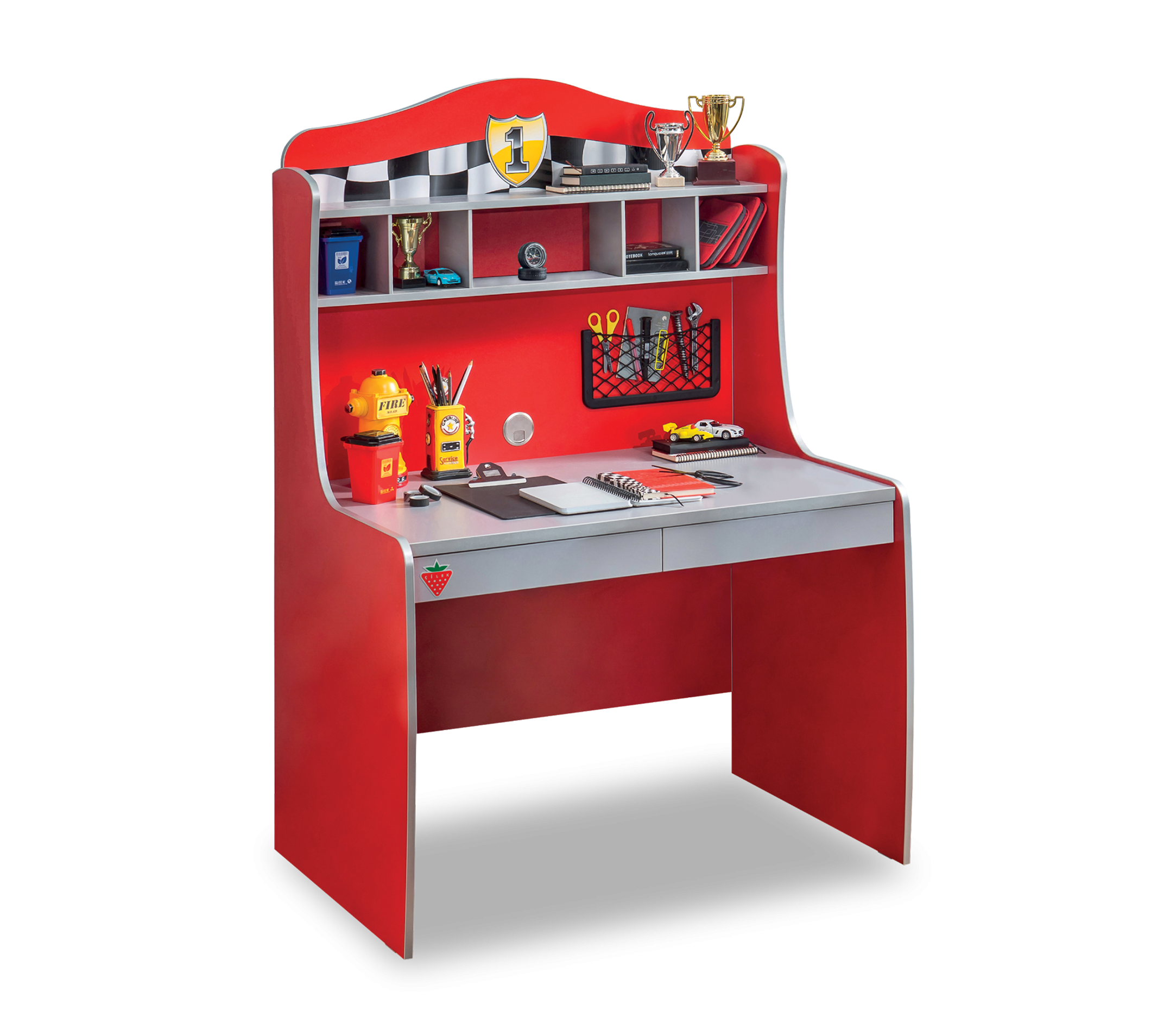 Детско бюро с надстройка Race Cup