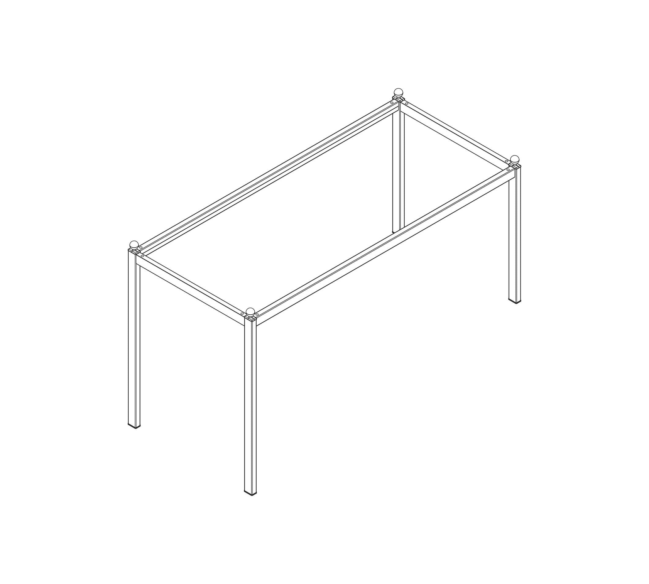 Конструкция за балдахин «Rustic White» размер 100x200см