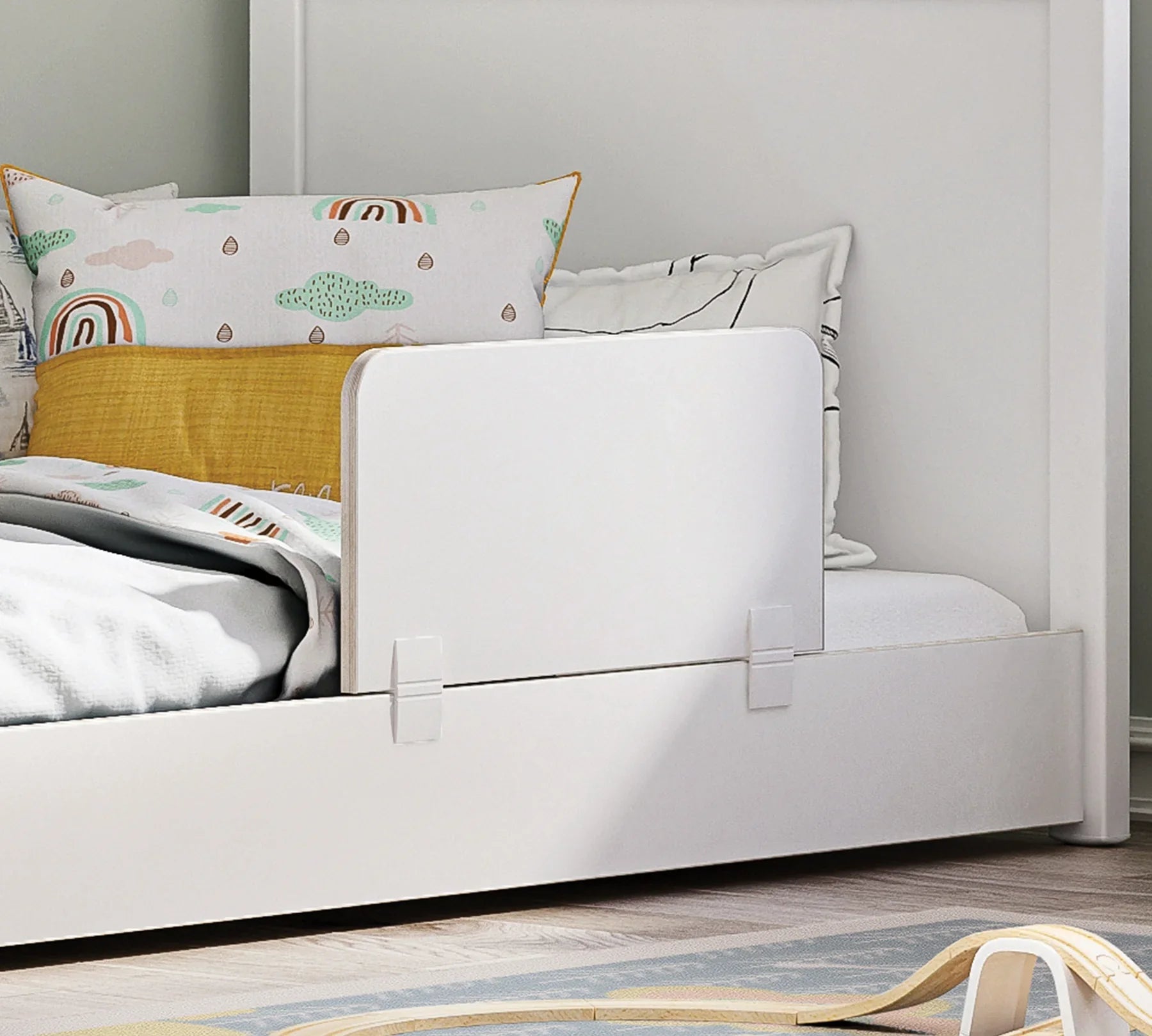 Предпазна преграда за легло «Montes White» с размер 55х2.5х29см