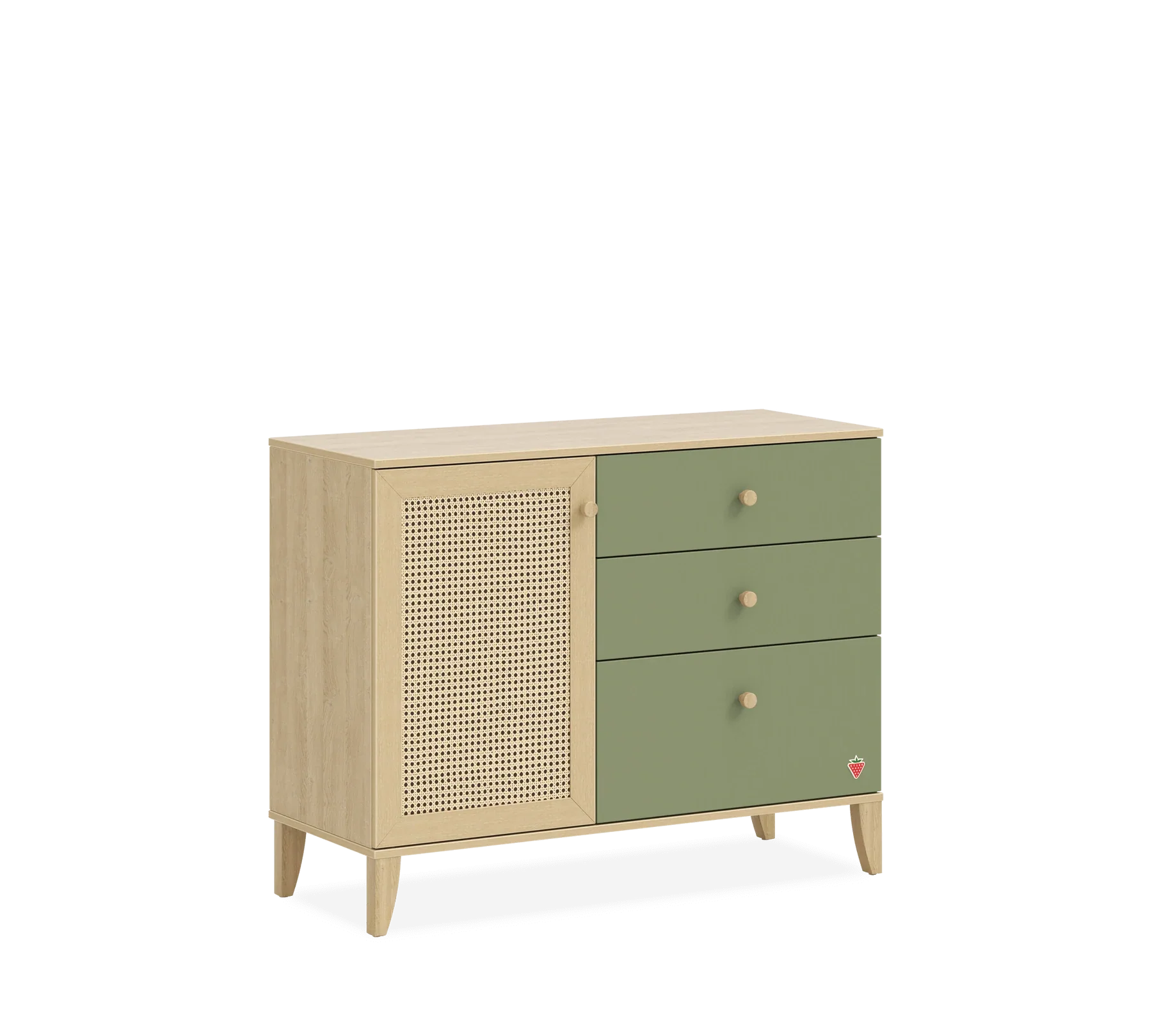 Скрин «Loof Baby» с три чекмеджета и шкаф, размер 111х87х44см