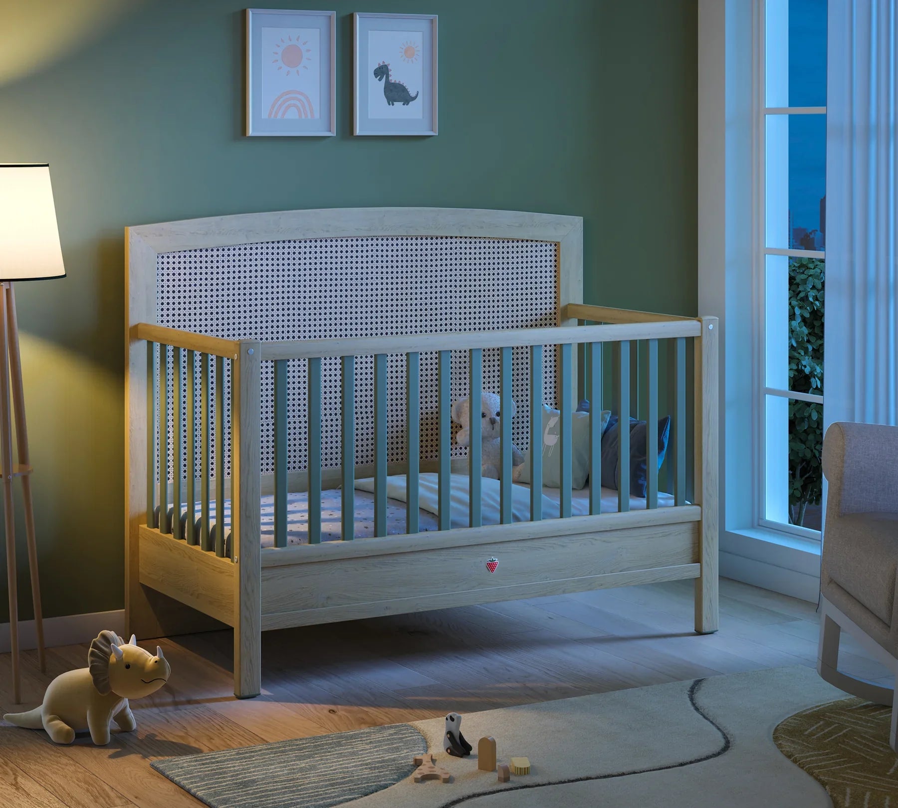 Дневно легло «Loof baby» с подвижна преграда, за матрак 70х140см