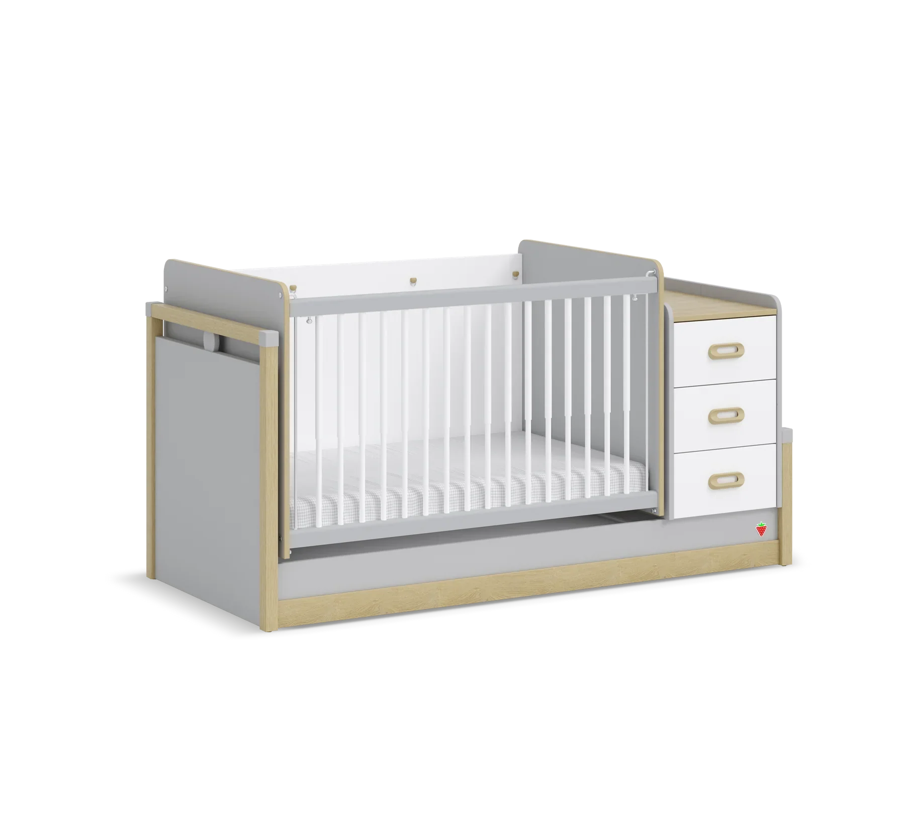 Трансформираща се бебешка кошара - легло «Baby Mino» за матраци 70x115см и 70x160cm