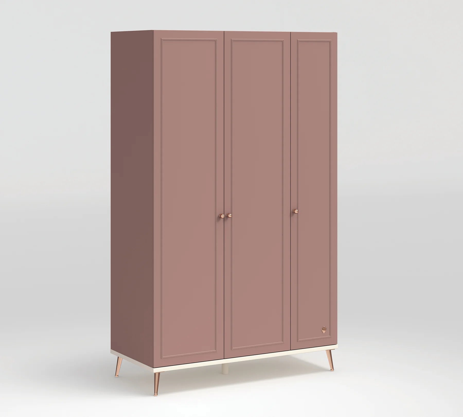 Трикрилен гардероб «Elegance» с ширина 127см