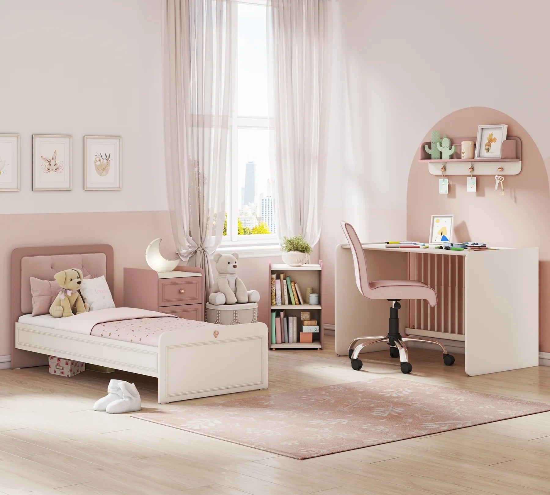 Трансформираща се бебешка кошара - легло «Elegance Baby» за матраци 70x115см и 70x160cm