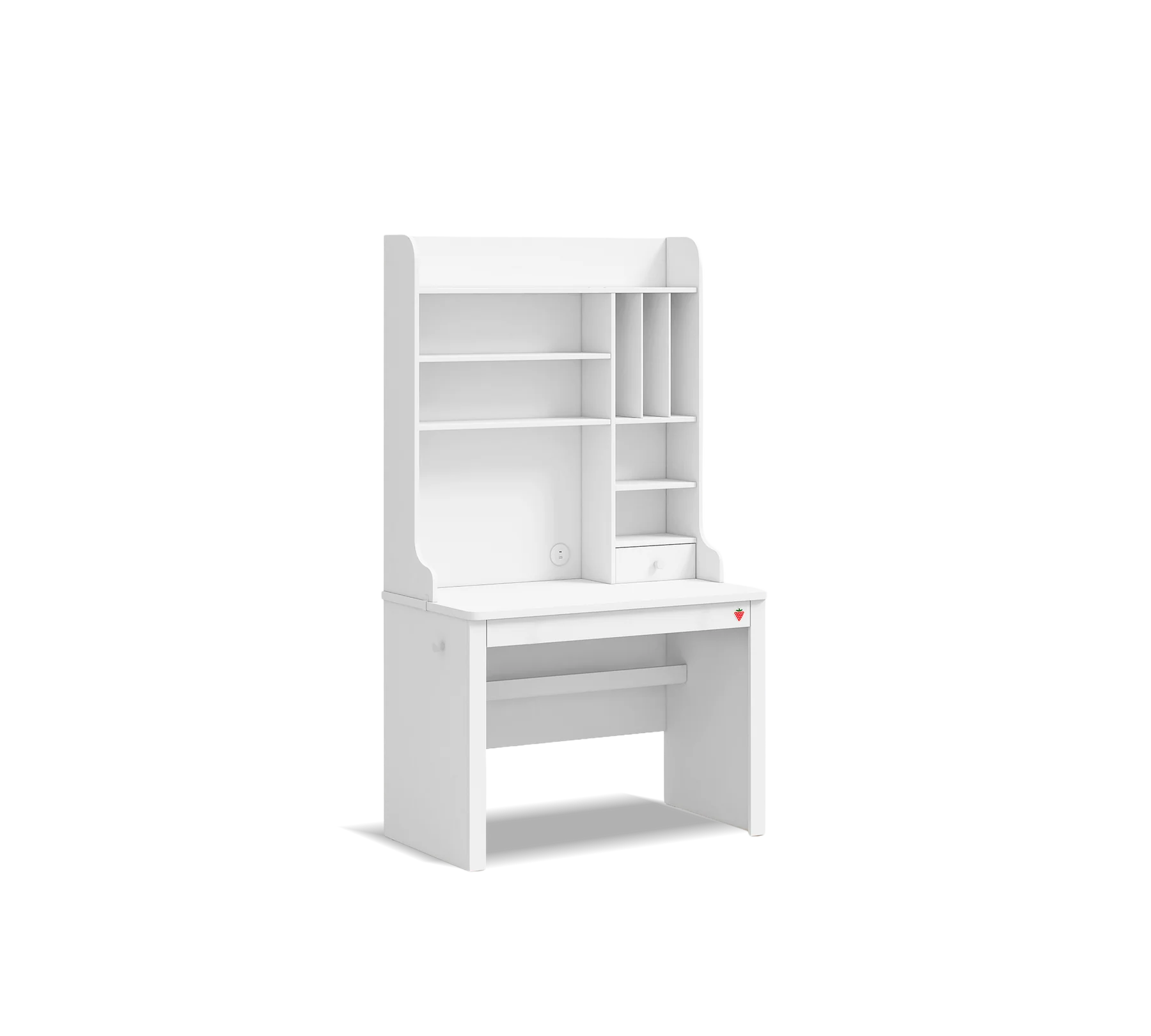 Надстройка за бюро «Varia White» + USB зарядна станция, размер 102x109x33см