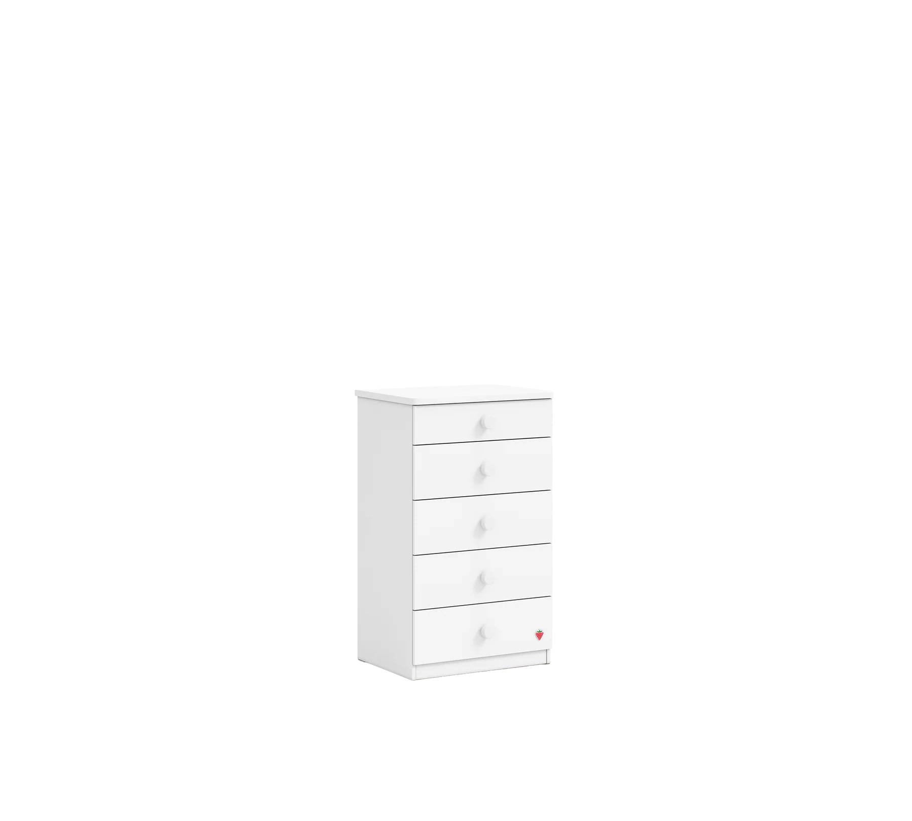 Скрин «Varia White» с пет чекмеджета, размер 63х104х49см