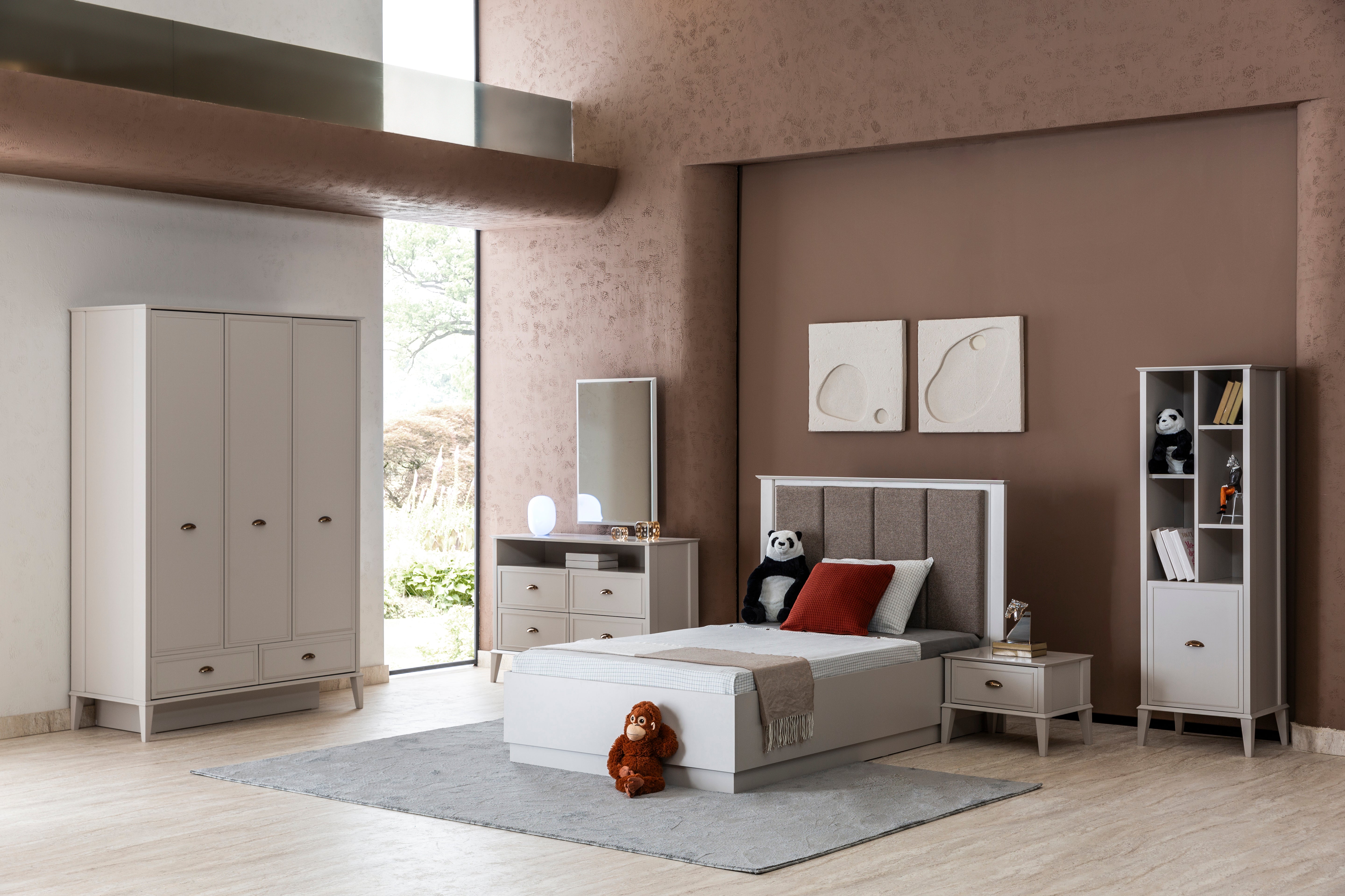 Библиотека «Alacati Teen» с размер 55x175x45см