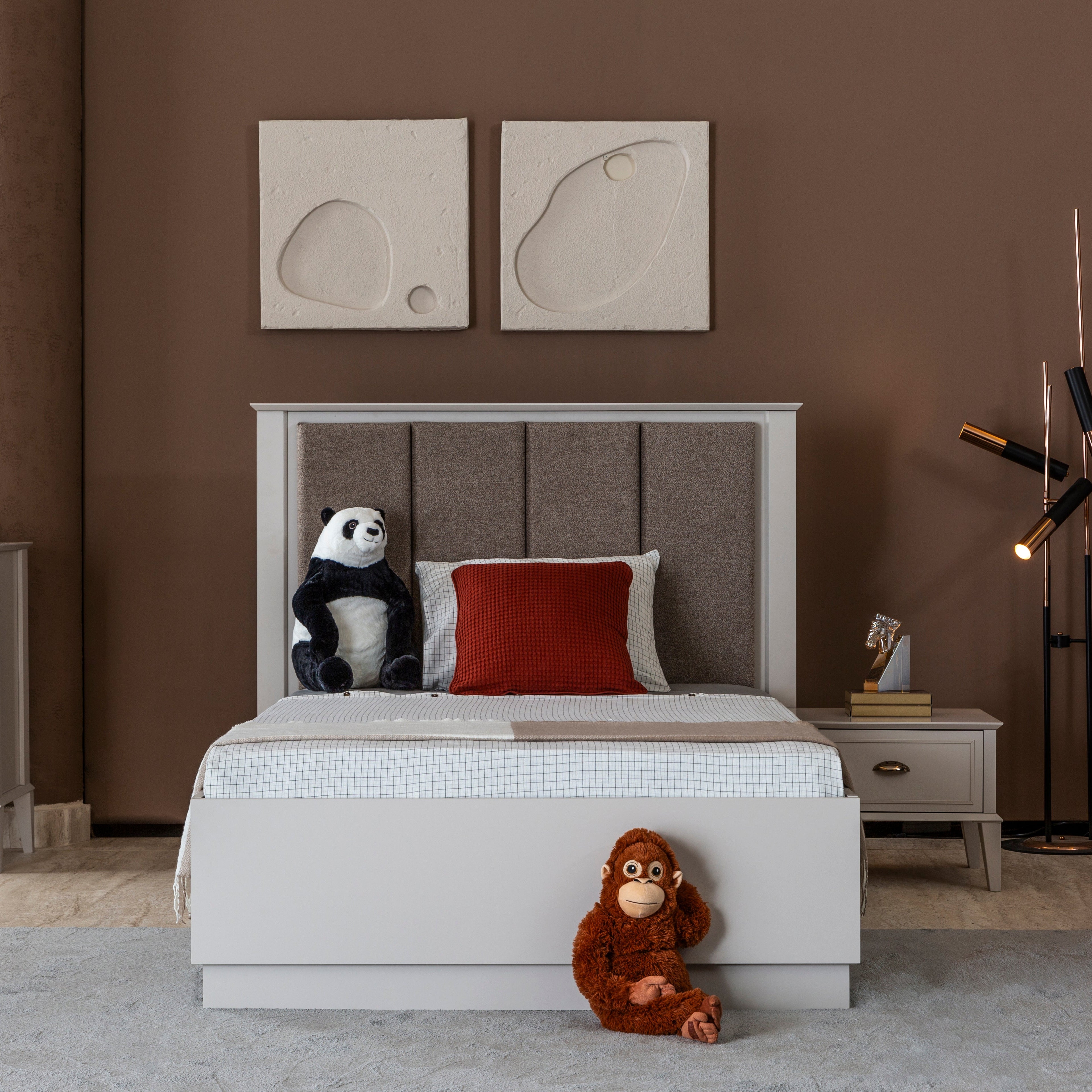 Тапицирано легло «Alacati» с място за съхранение, повдигащ механизъм