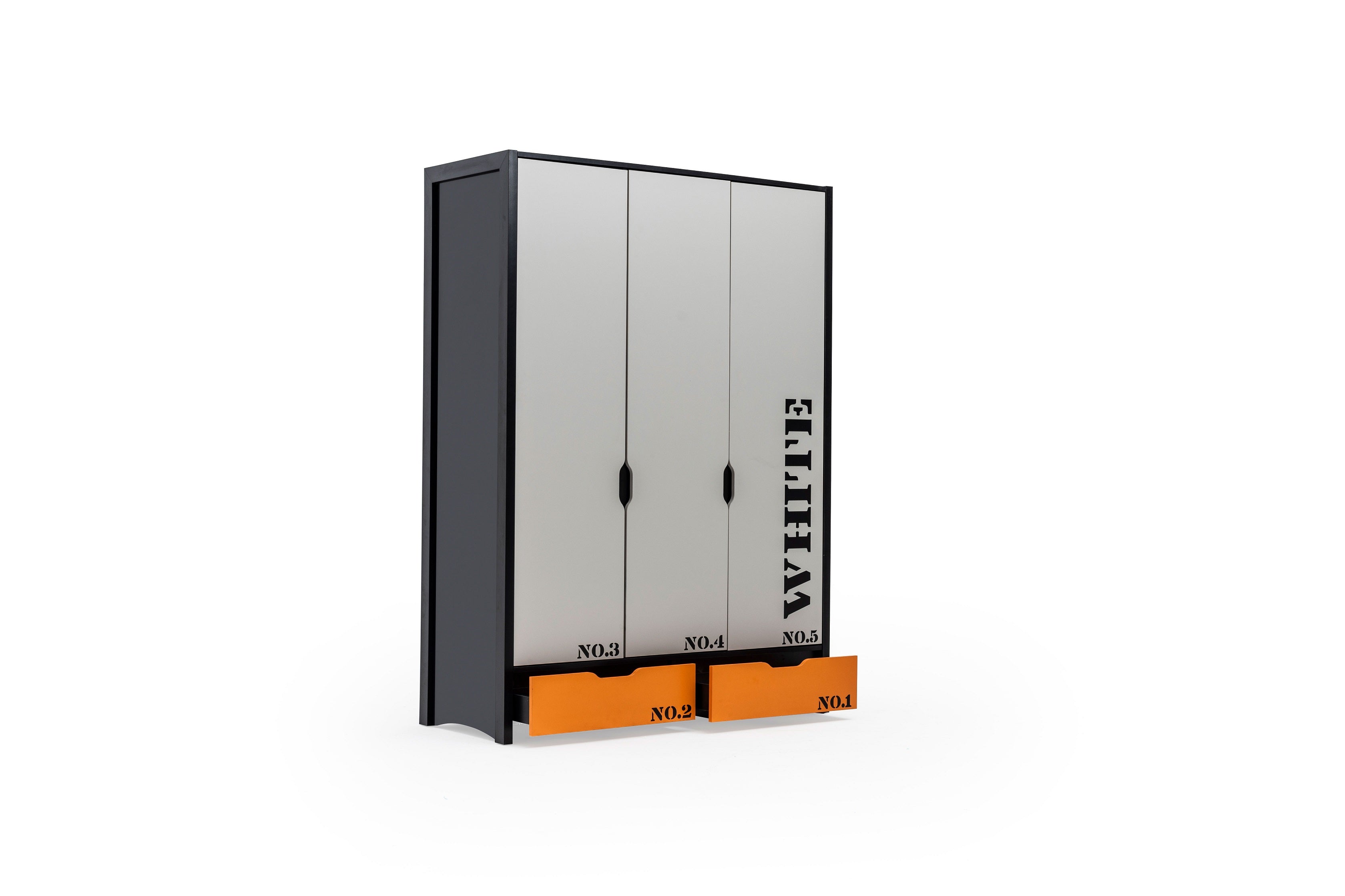 Трикрилен гардероб «Belen» - ширина 150см