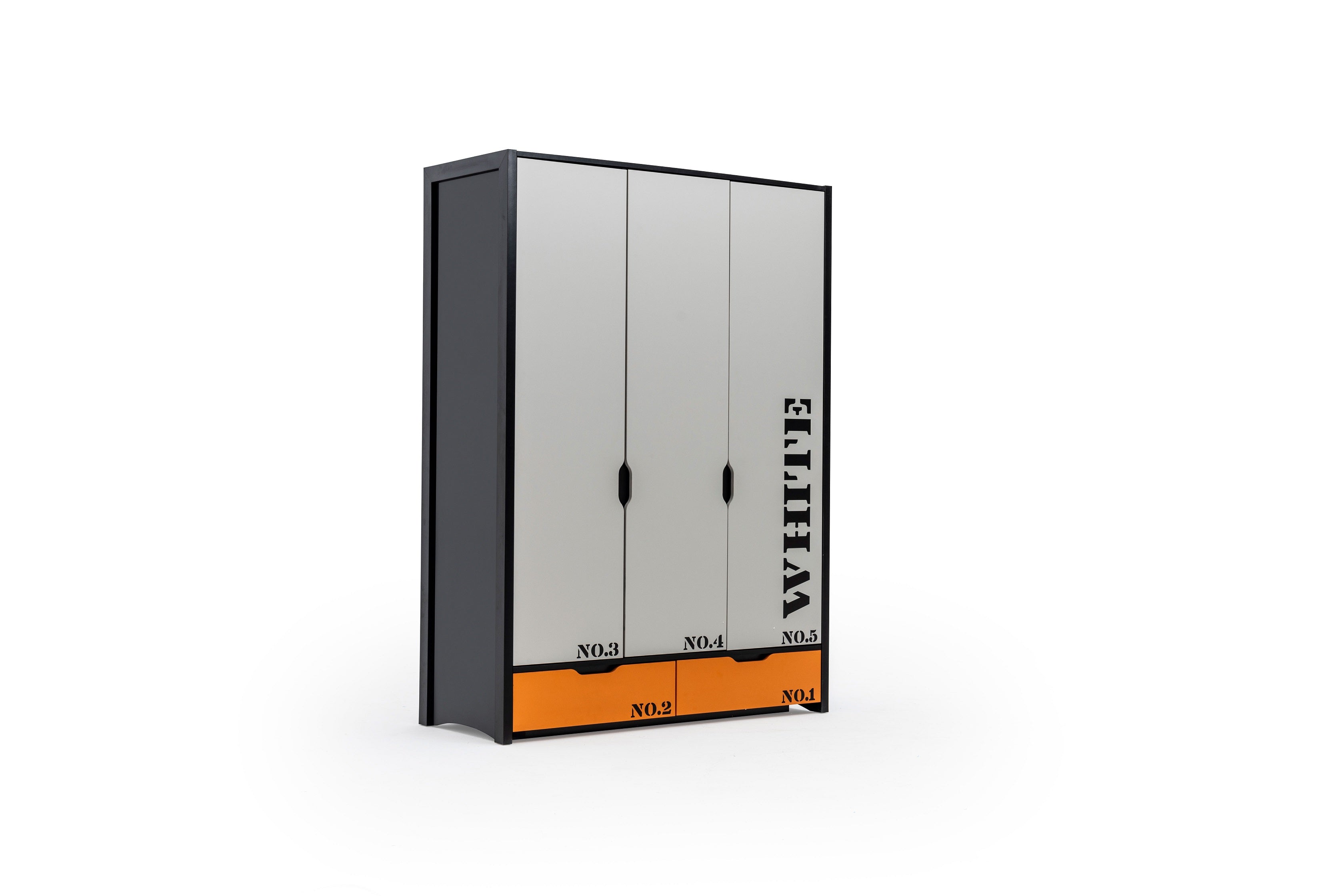 Трикрилен гардероб «Belen» - ширина 150см