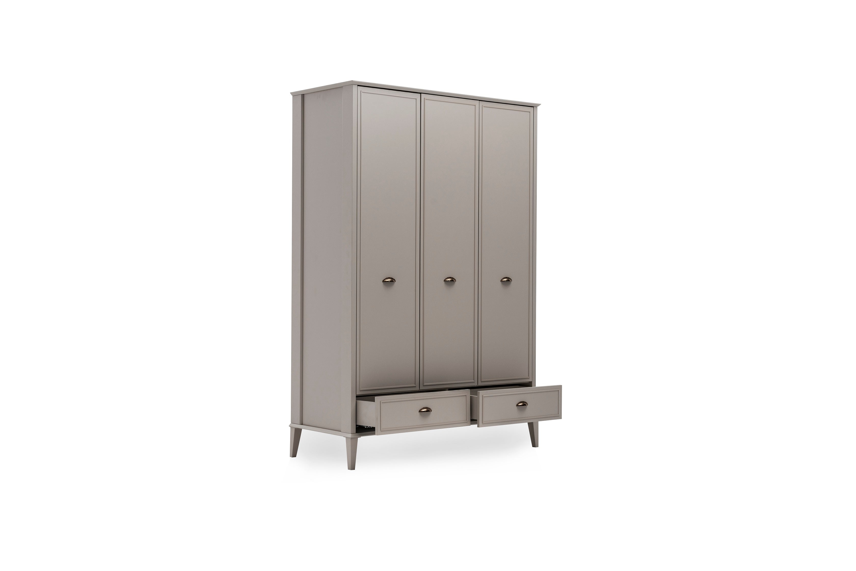 Трикрилен гардероб «Alacati» - ширина 140см