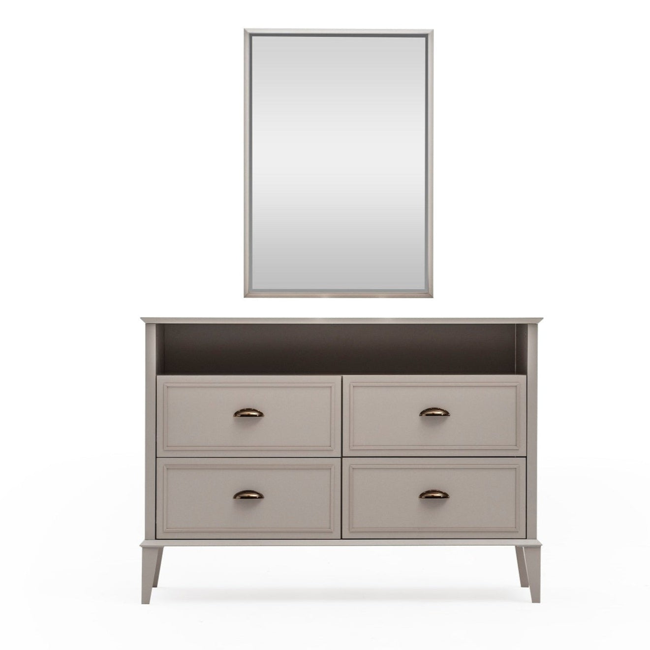 Скрин «Alacati Teen» с четири чекмеджета, размер 120х85х45см