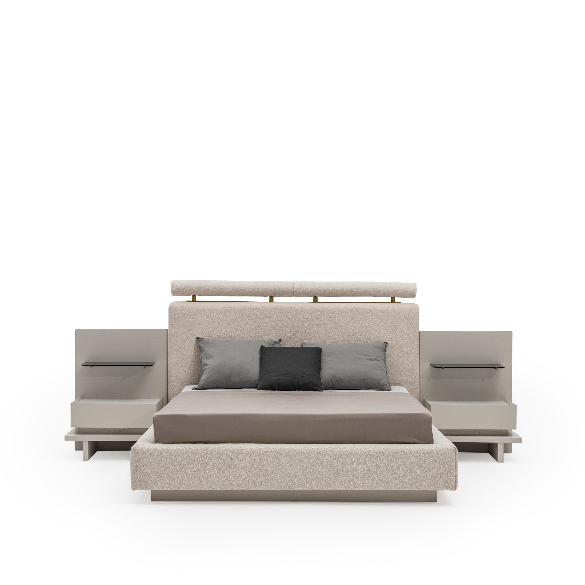 Тапицирано легло «Belek» с място за съхранение, повдигащ механизъм