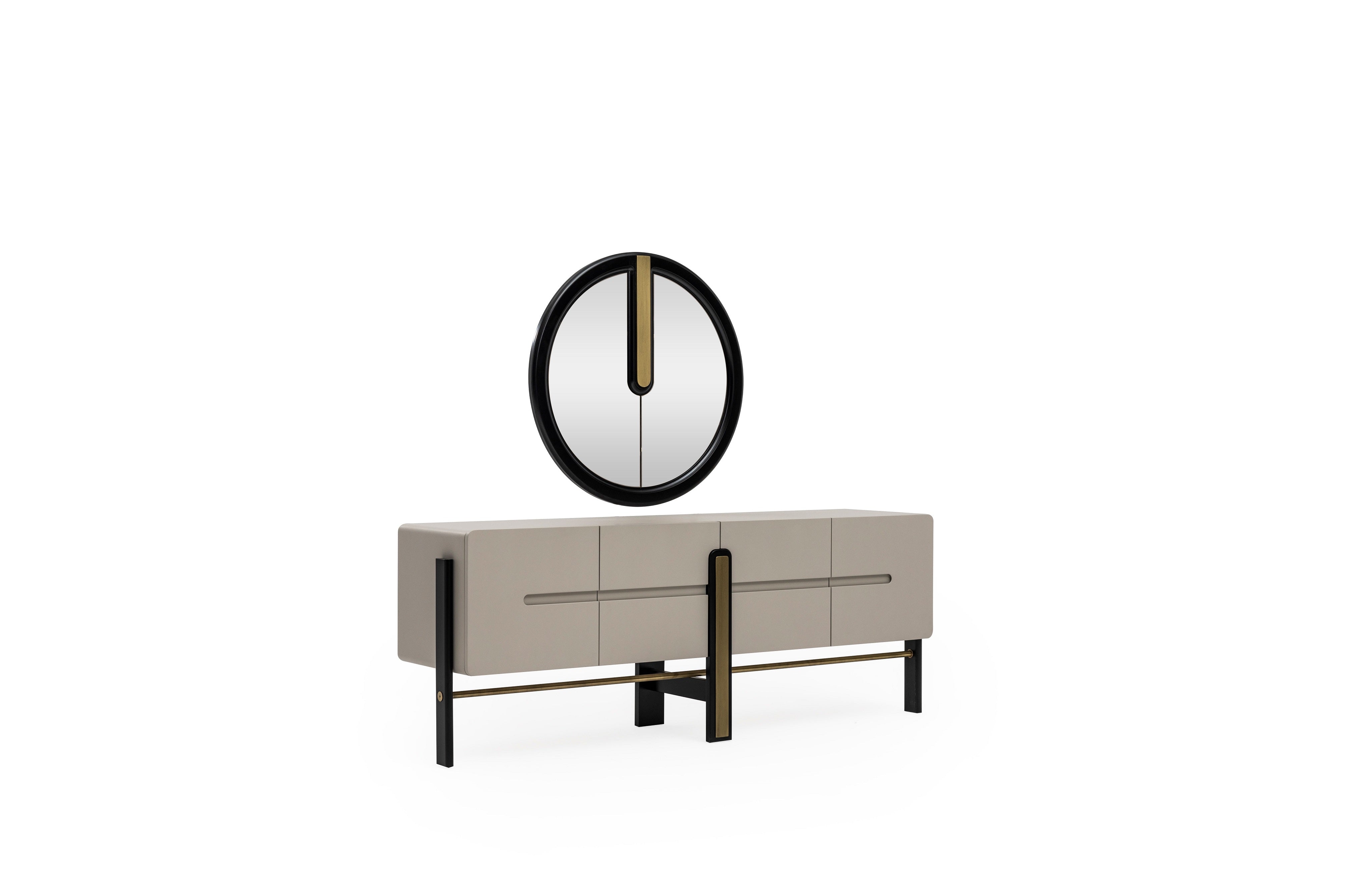 Бюфет «Bergama» + огледало, с размер 219х82х53см