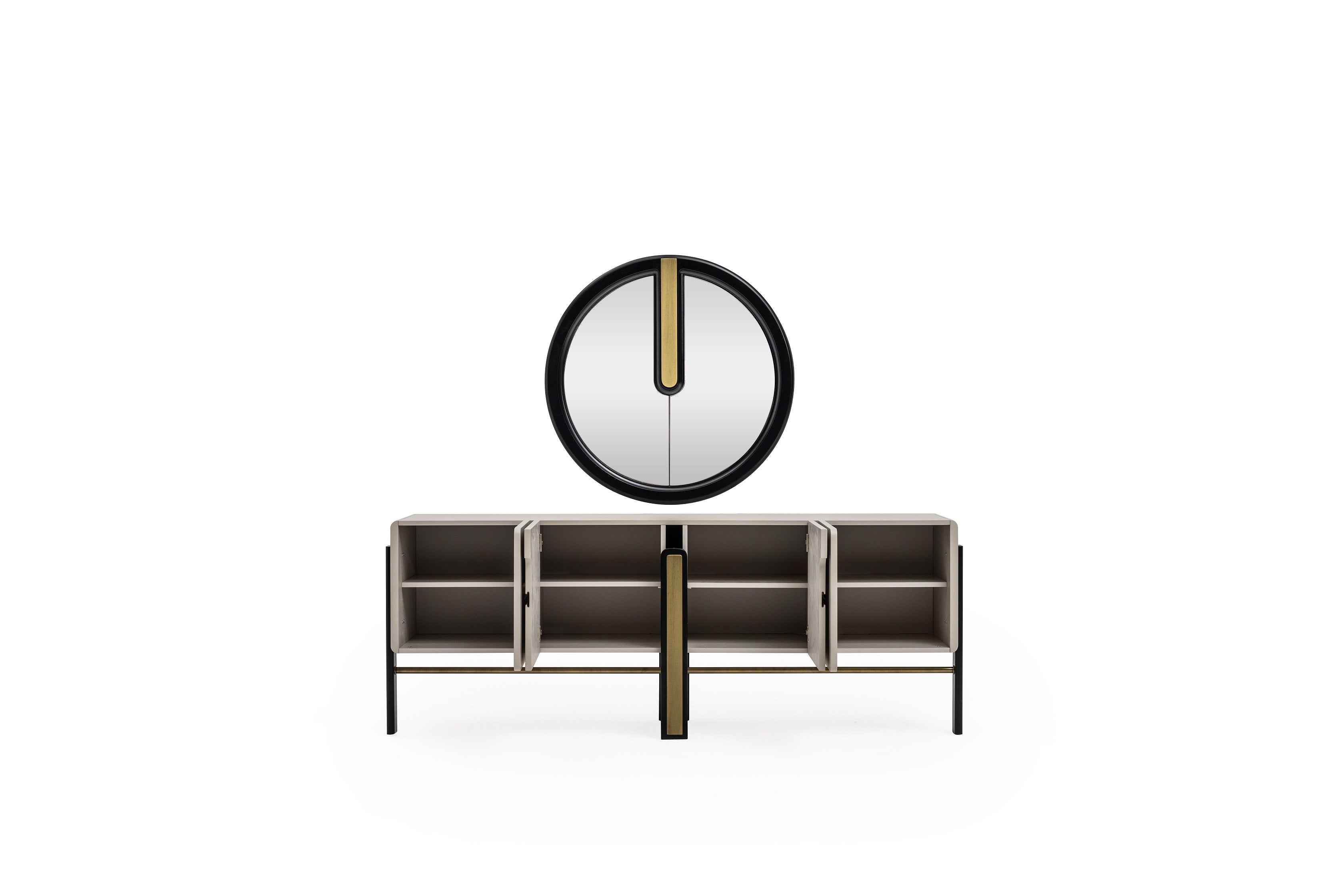 Бюфет «Bergama» + огледало, с размер 219х82х53см