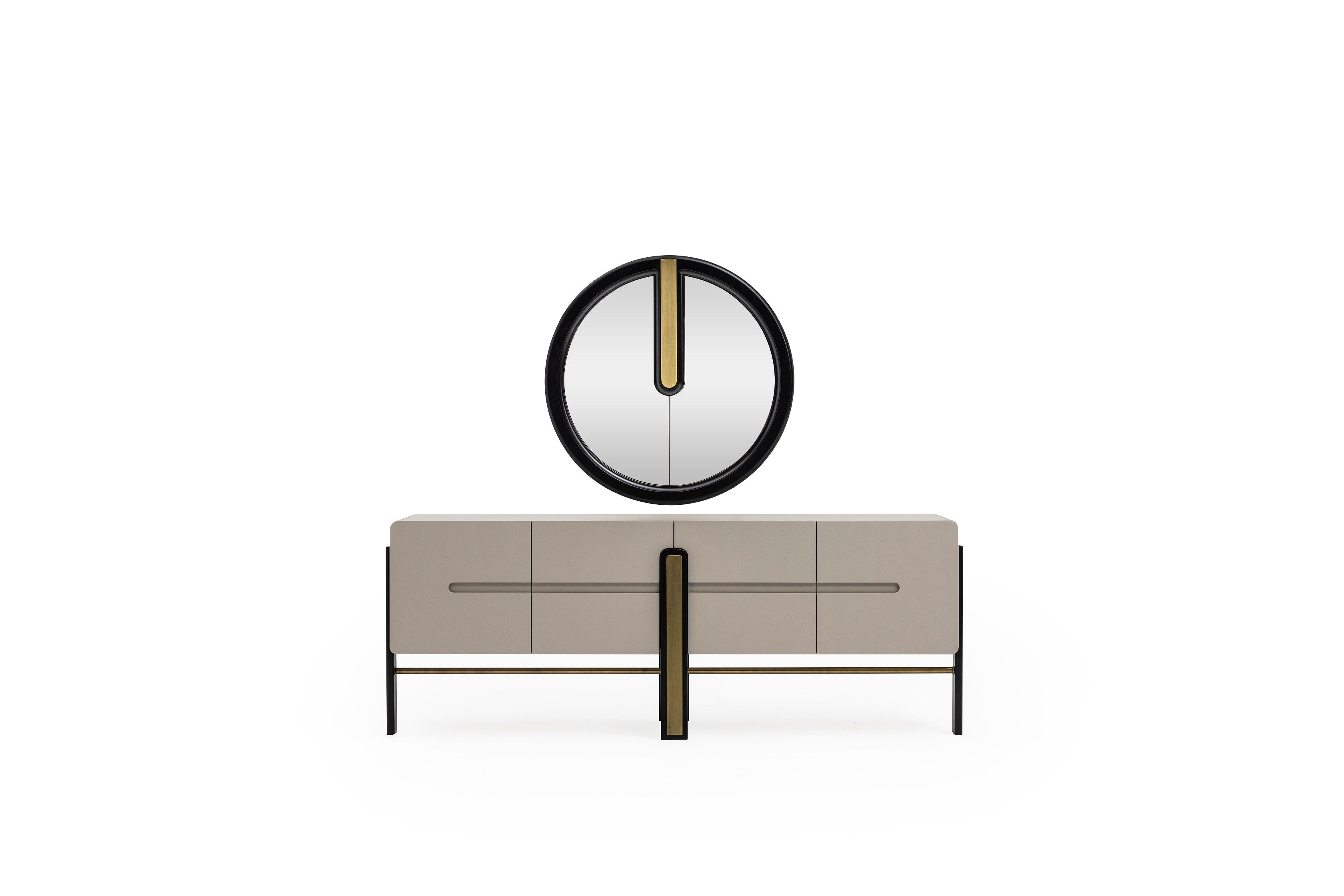 Бюфет «Bergama» + огледало, с размер 219х82х53см