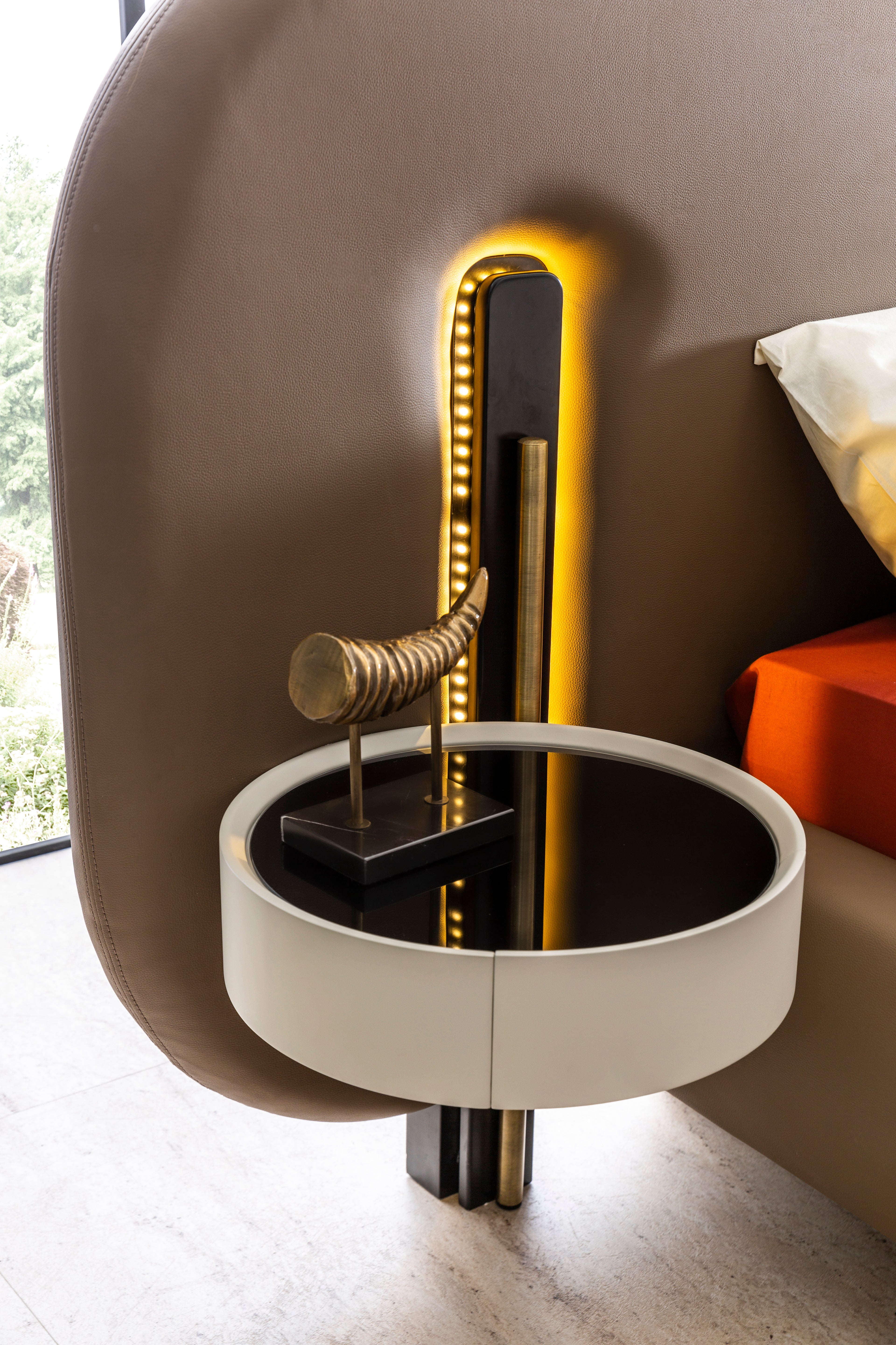 Нощно шкафче «Bergama» + чекмедже, размер 42х11х42см