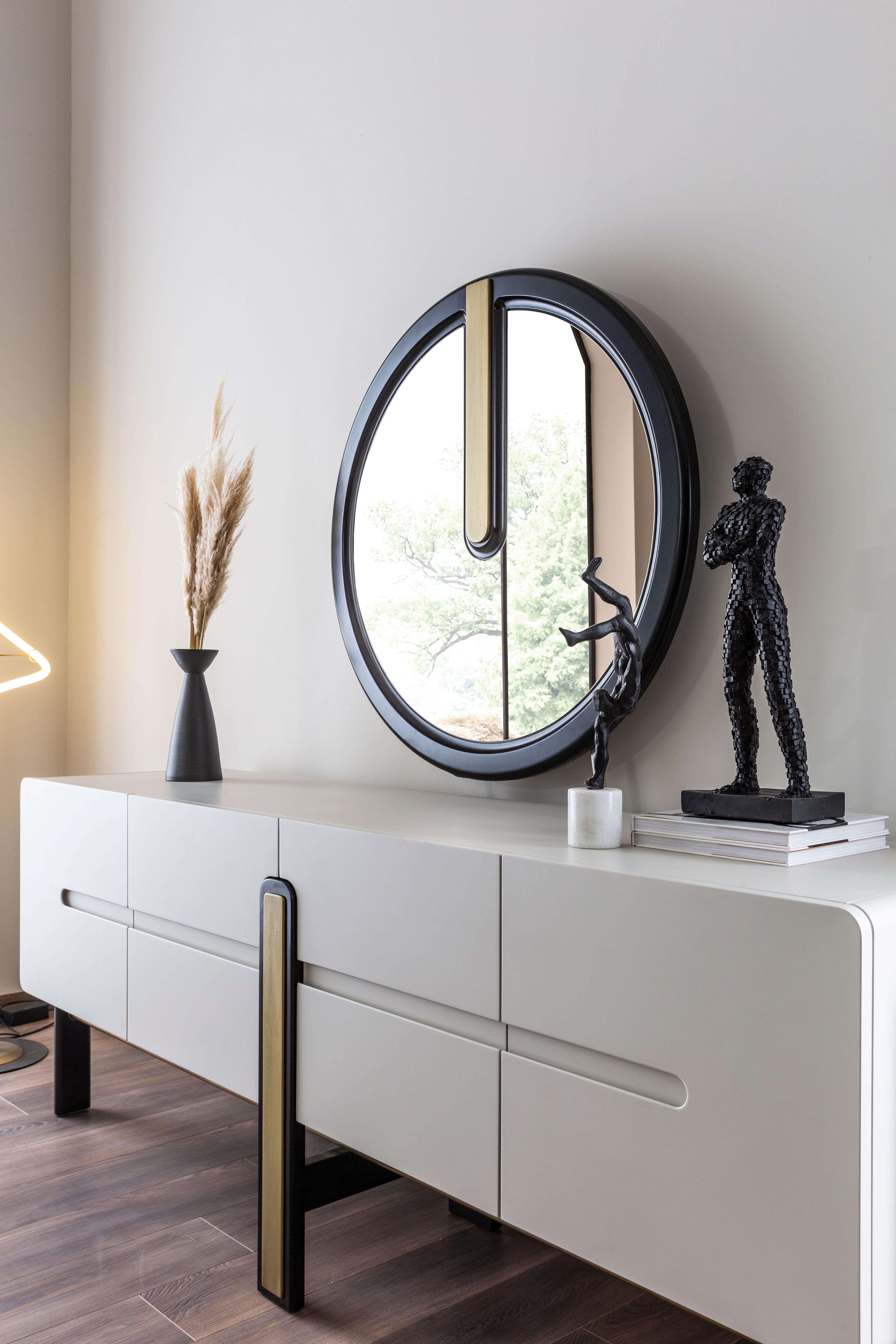 Бюфет «Bergama» + огледало, с размер 219х82х53см