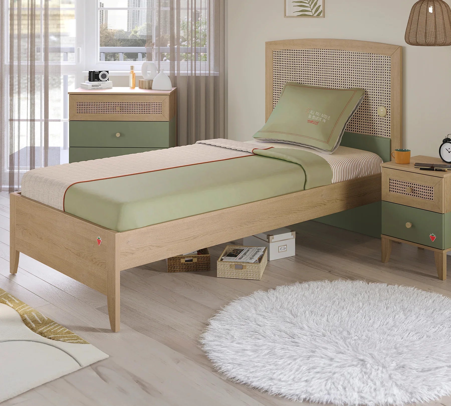 Покривало за легло «Loof» + калъфка, размер 175-235см