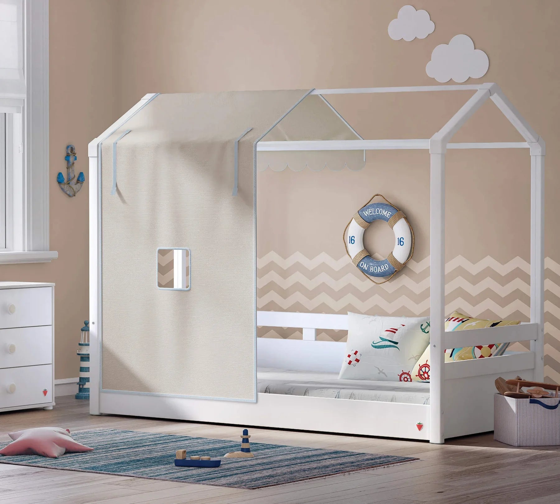 Тента за легло «Montes» цвят крем