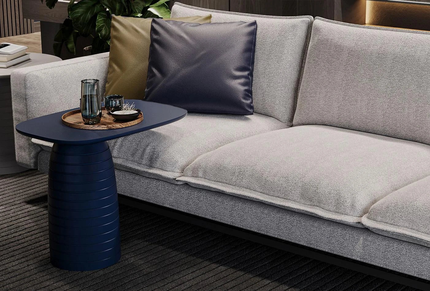 Триместен диван «Bond Street» + декоративни възглавници, ширина 274см