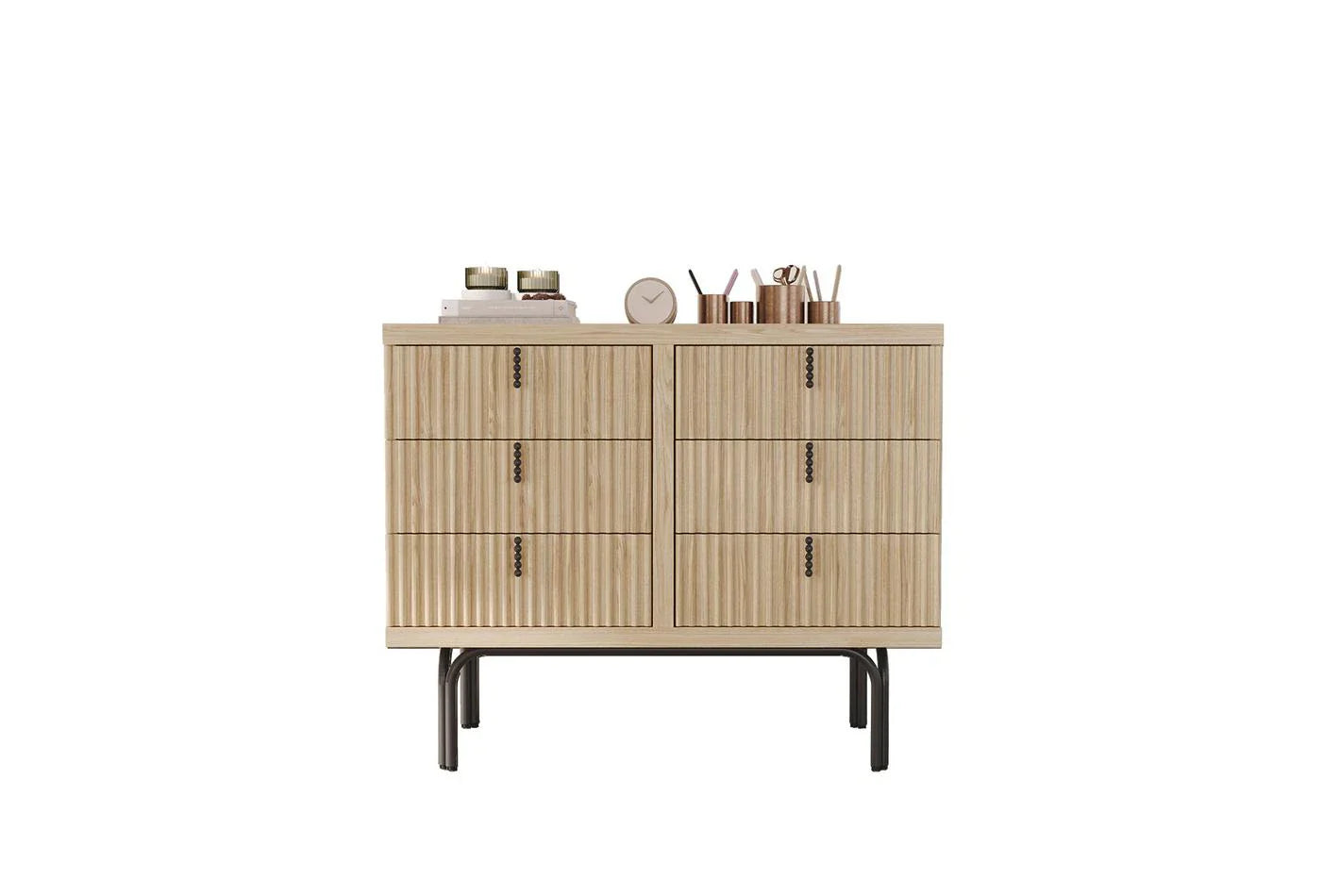 Скрин «Austin Oak» с шест чекмеджета, размер 103х81х48см