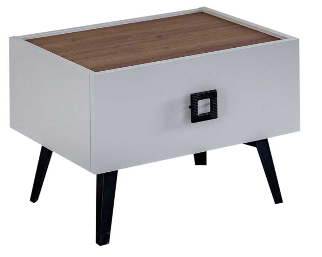 Нощно шкафче «Mayra» + чекмедже, размер 60х45х45см