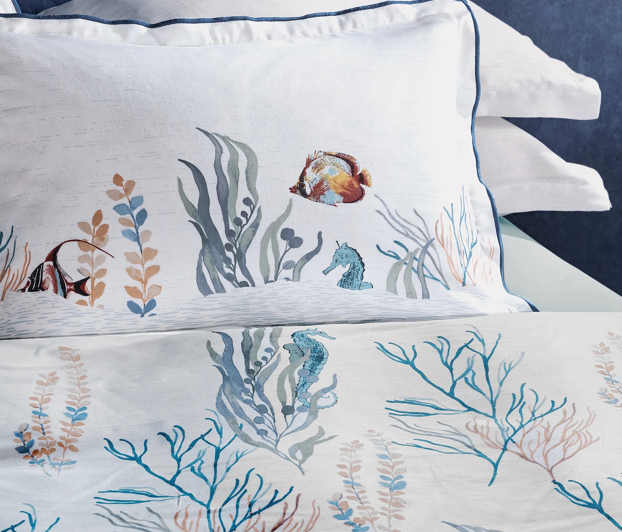 Двоен спален комплект «Etro» - 4 части, памук, тенсел