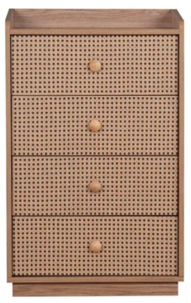 Скрин «Natura» с четири чекмеджета, размери 65,105,45см