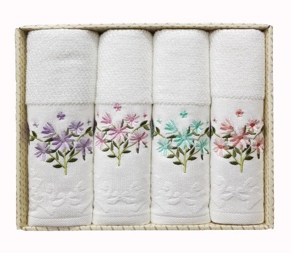 Комплект хавлии «Pansy» - 4 части, памук, размер 50х90см