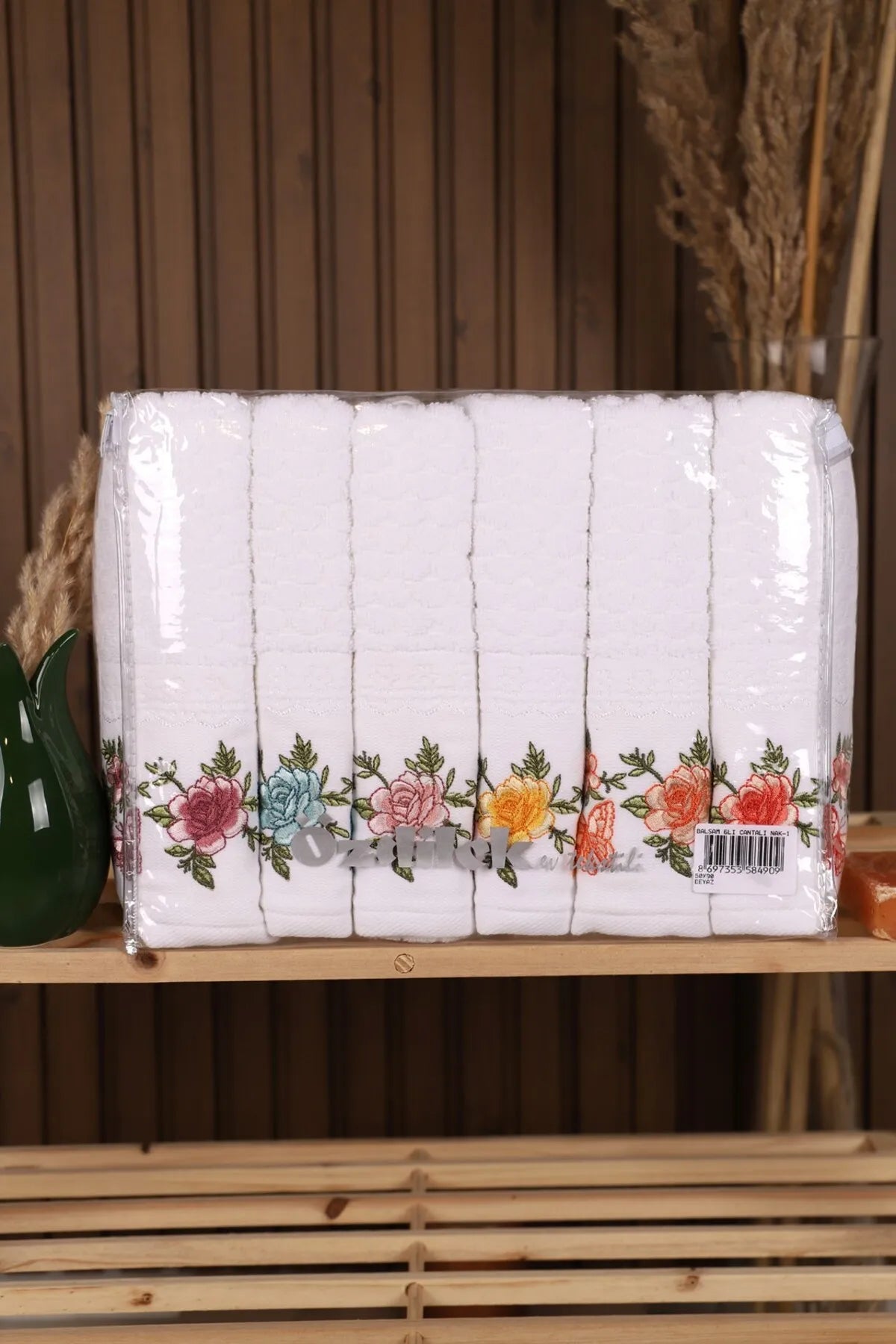 Комплект хавлии «Balsam Beyaz» памук, размер 50х85см