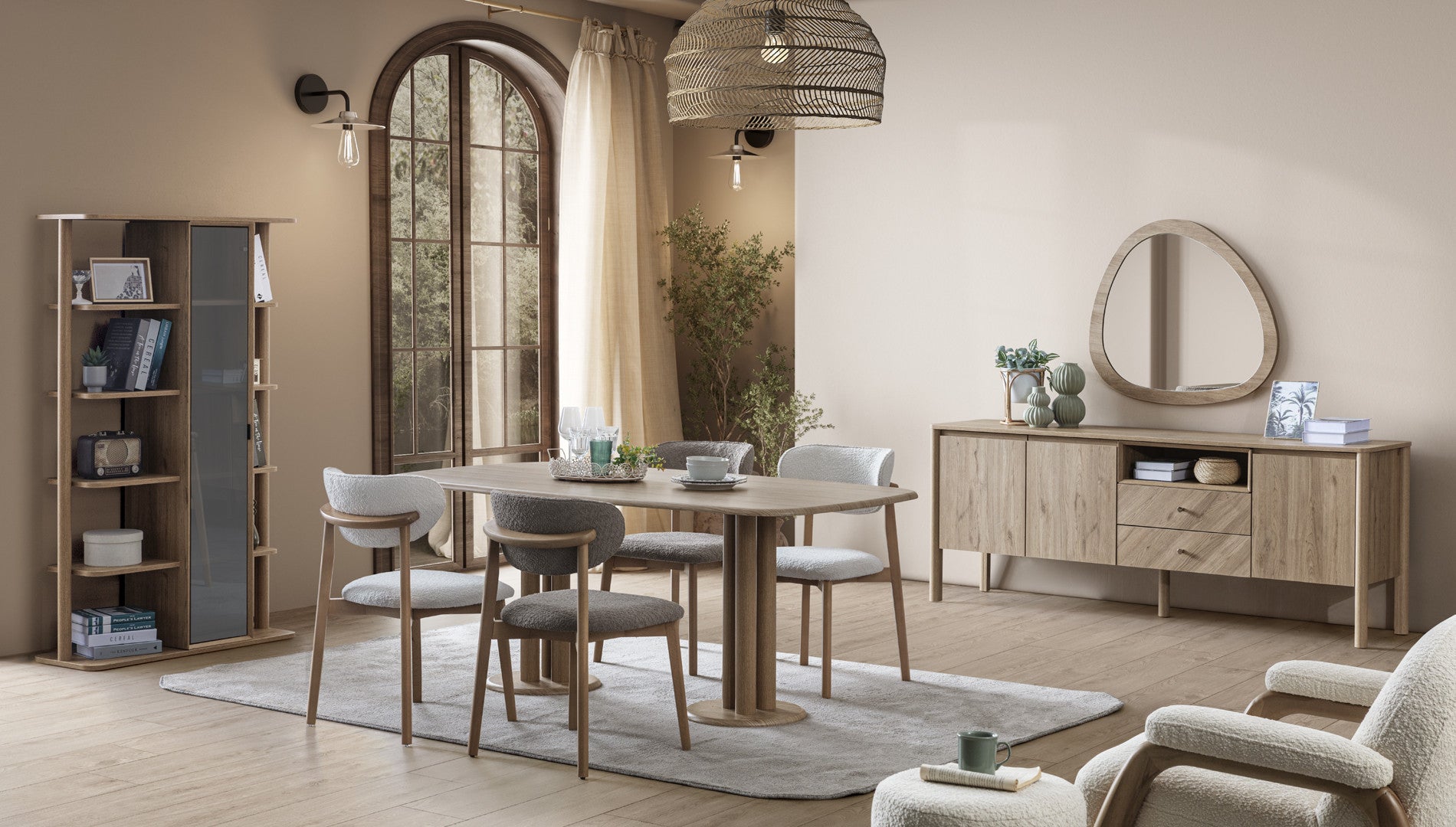 Огледало за бюфет «Mona» с размер 87х80х2см