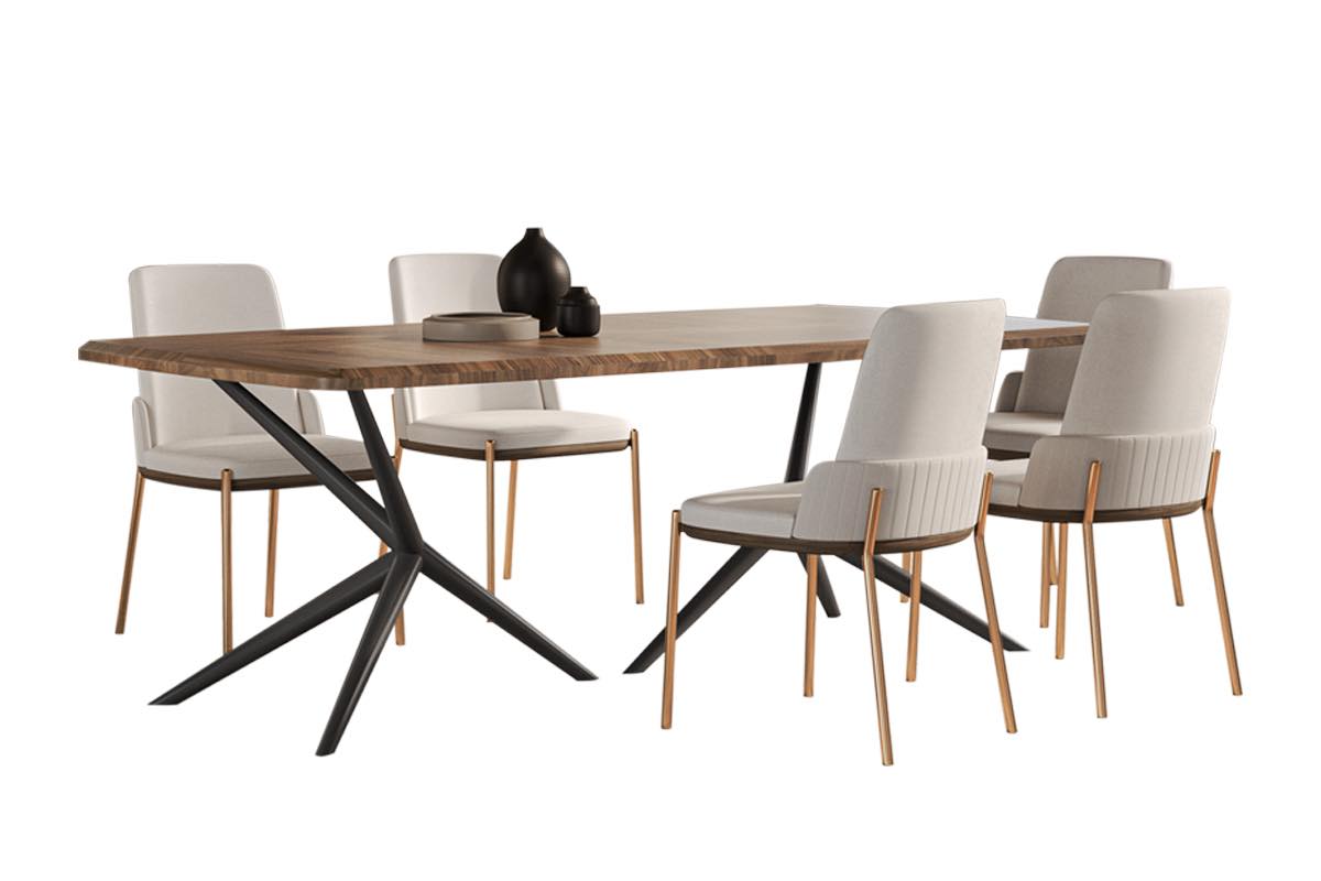 Трапезна маса «Luis» с естествен фурнир