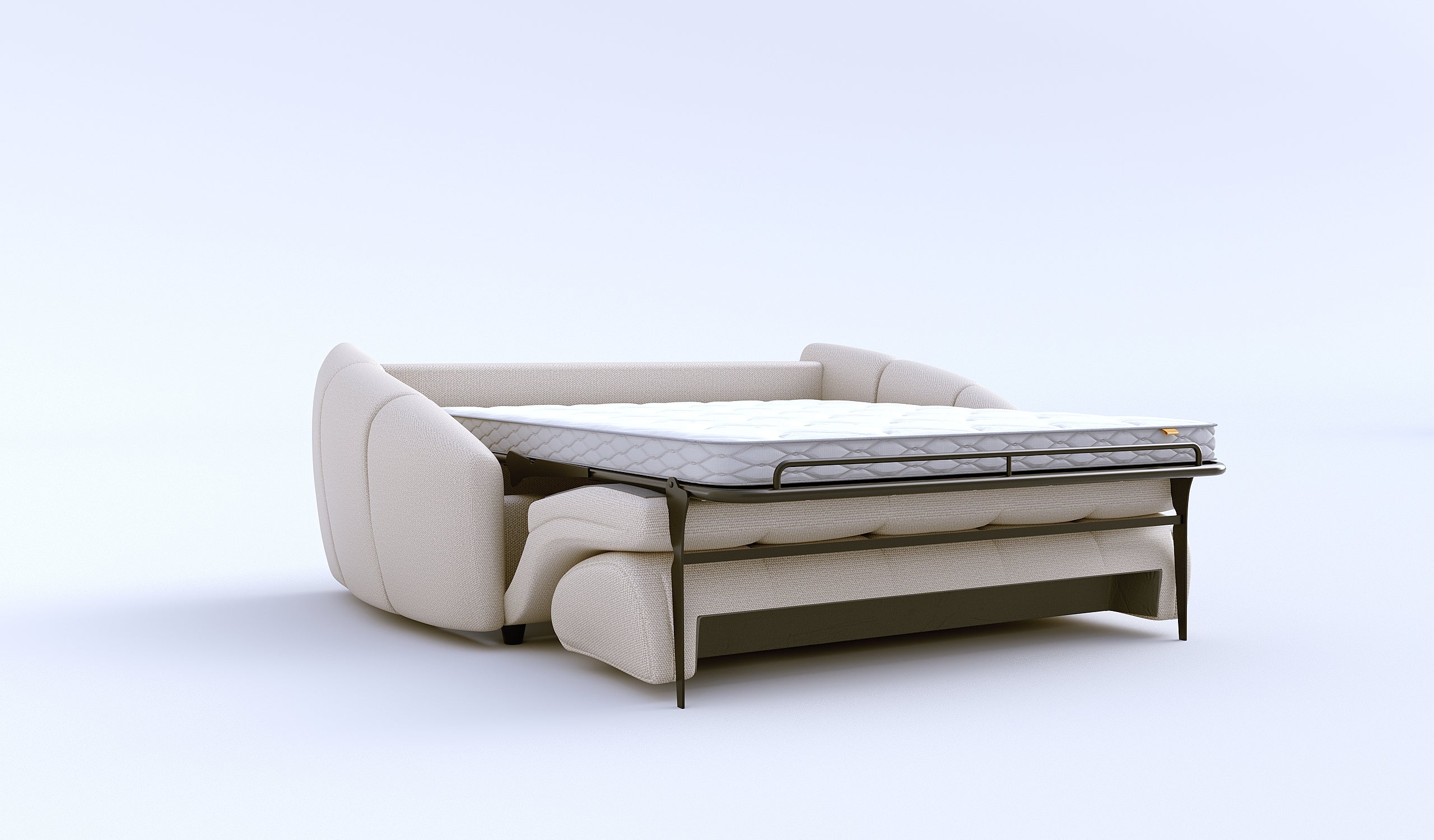 Триместен разтегателен диван - легло «Melody» с ширина 215см