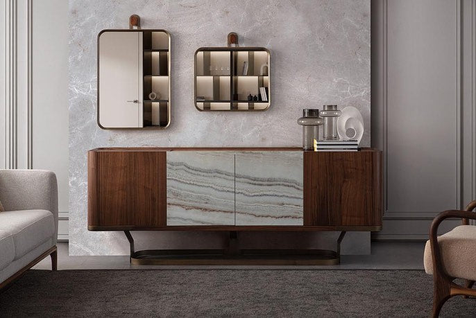 Огледало за бюфет «Aqua» с размер 48х58х2см