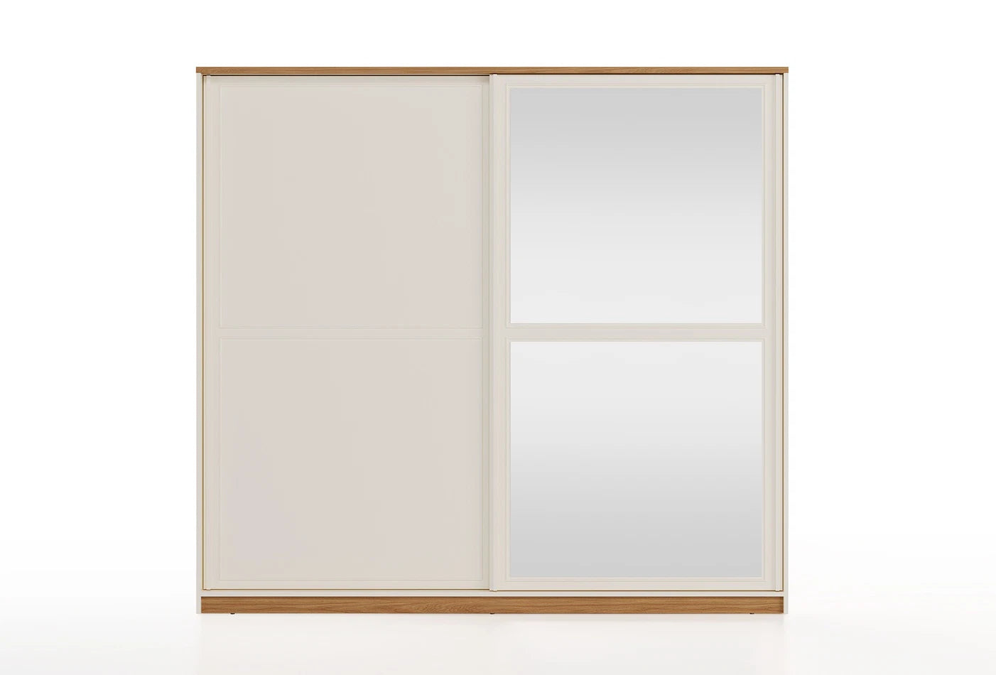 Гардероб с плъзгащи врати «Marsana» с огледална врата, ширина 240см