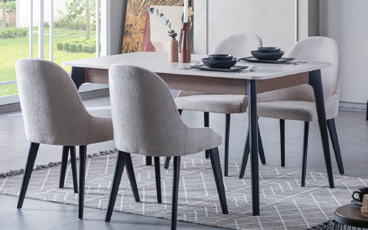 Трапезен стол «Piedra» с тапицерия