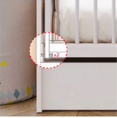 Трансформираща се бебешка кошара «Baby Cotton» за матраци 70x115см и 70x160cm