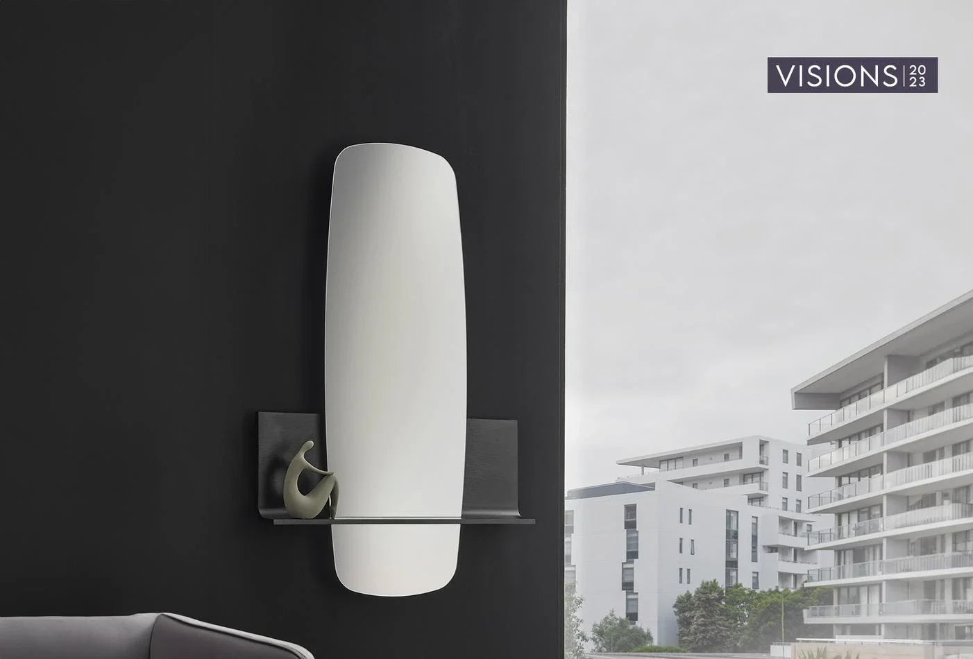 Огледало «Rabat» + рафт, с чекмедже, с размер 83х125х12см