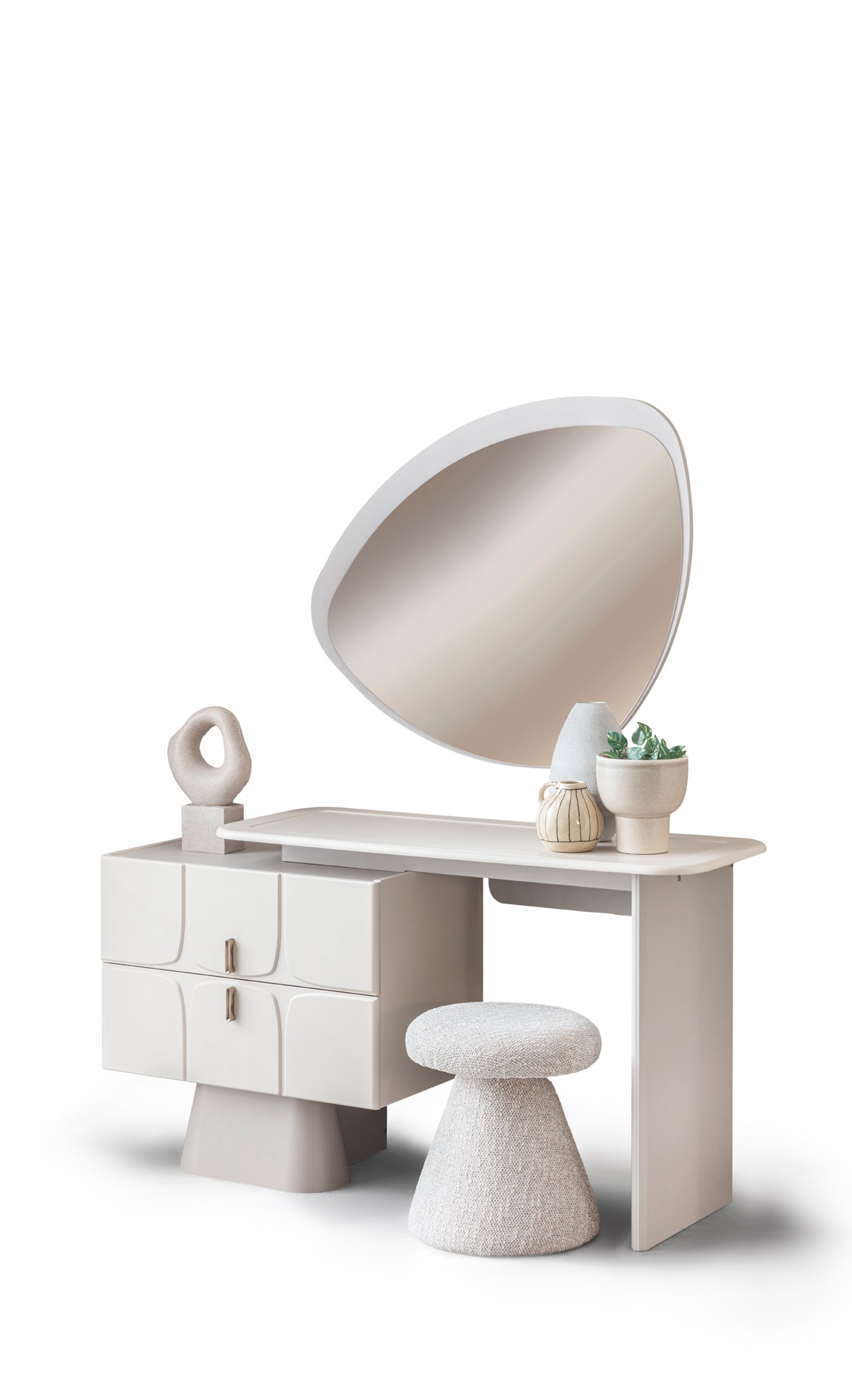 Тоалетка «Lorin» с две чекмеджета, размер 150х80х48см
