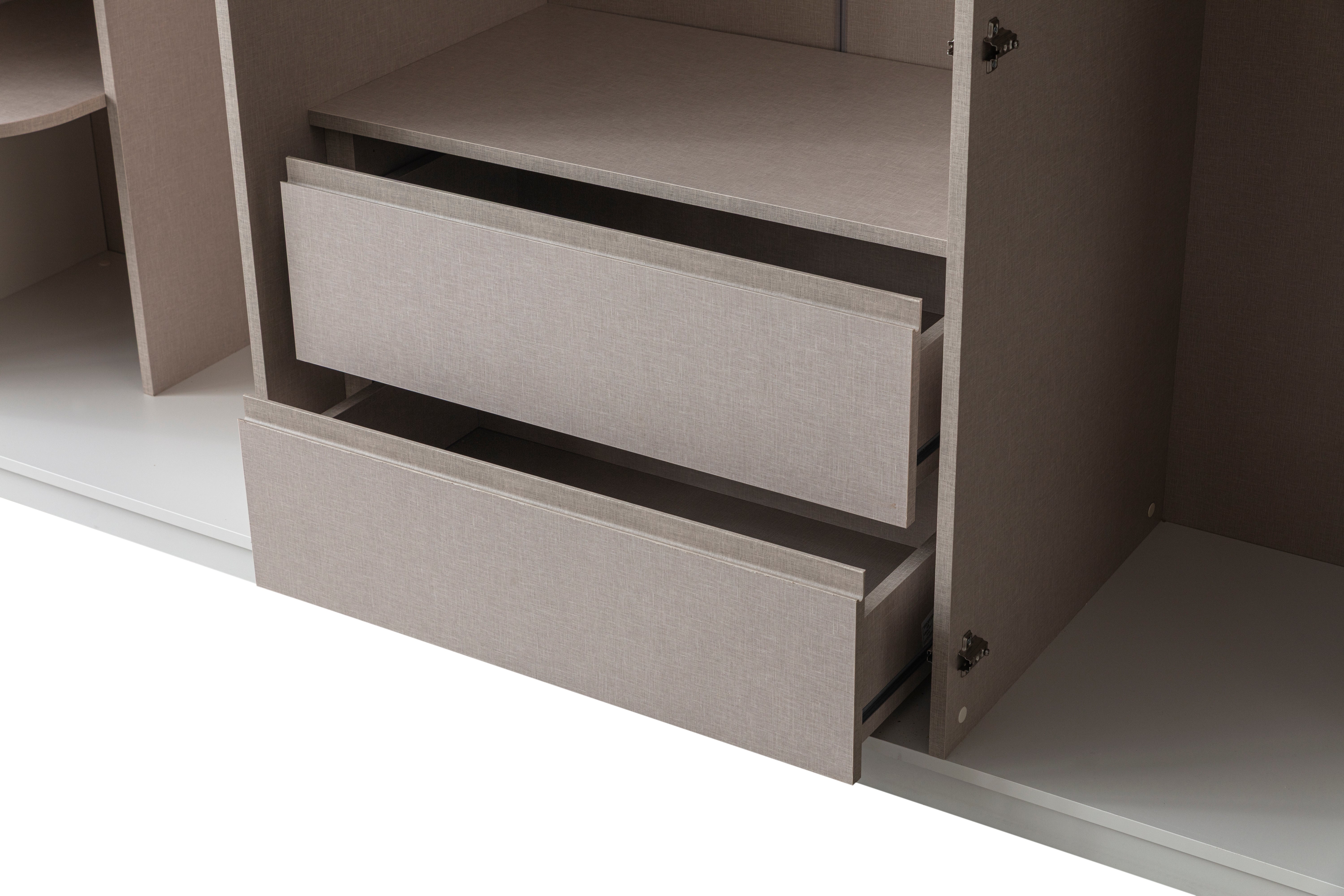 Шесткрилен гардероб «Chloe»