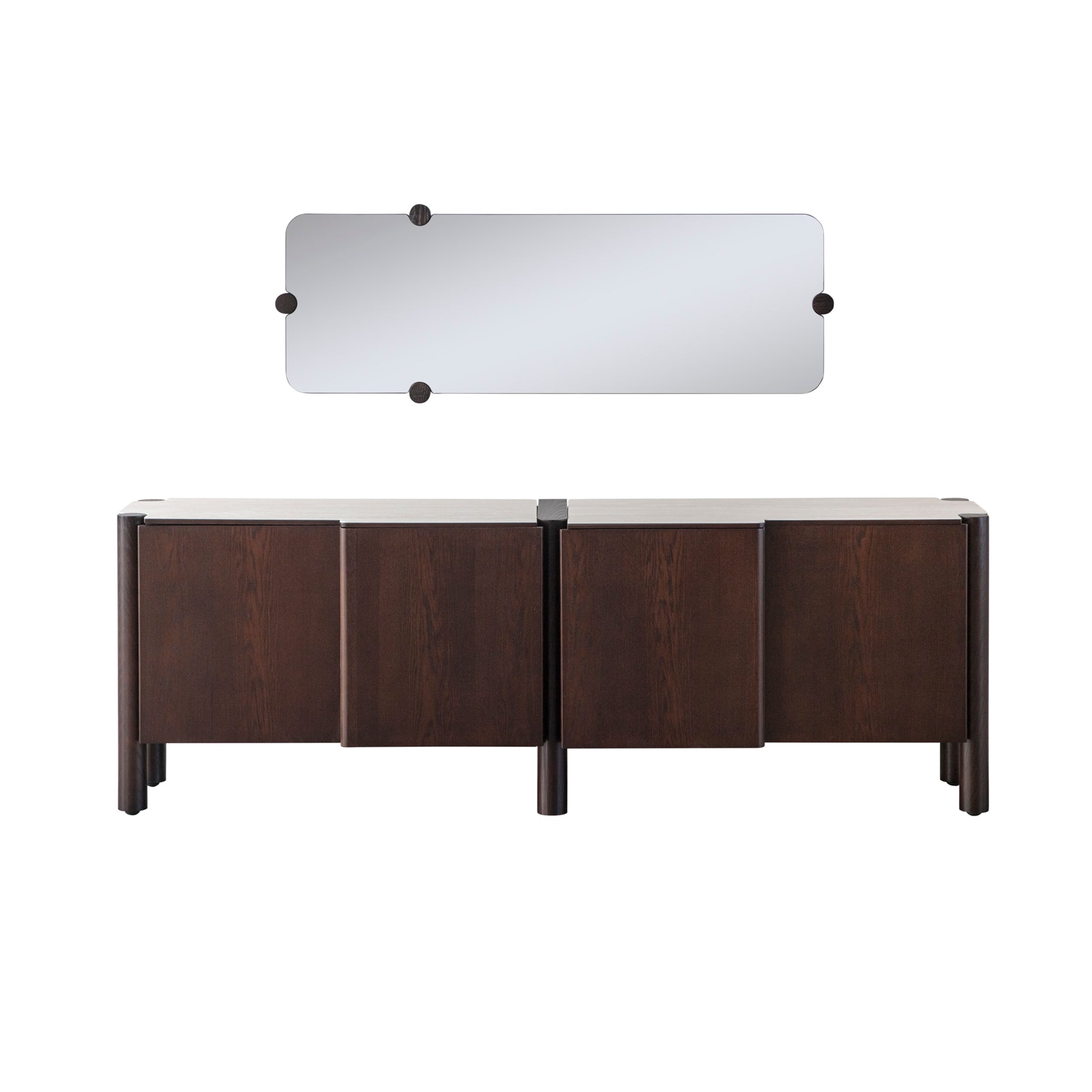 Бюфет «Alaska» с естествен фурнир, с размер 230х78х57см