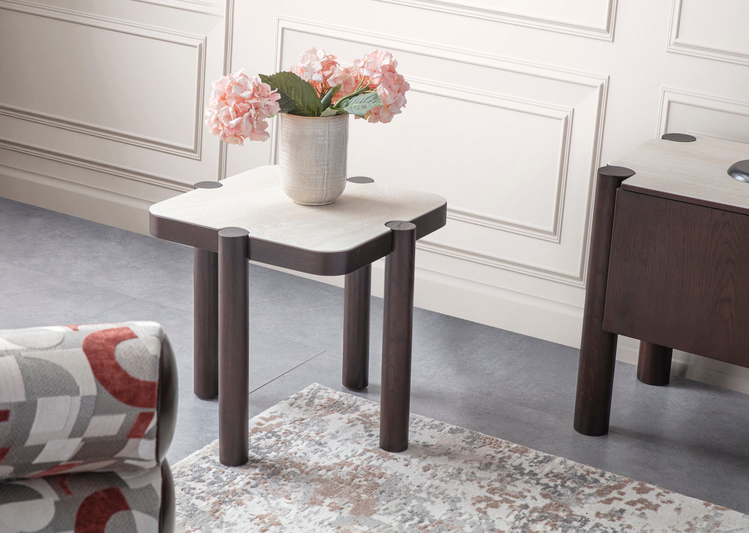 Помощна маса «Alaska» - с травертин