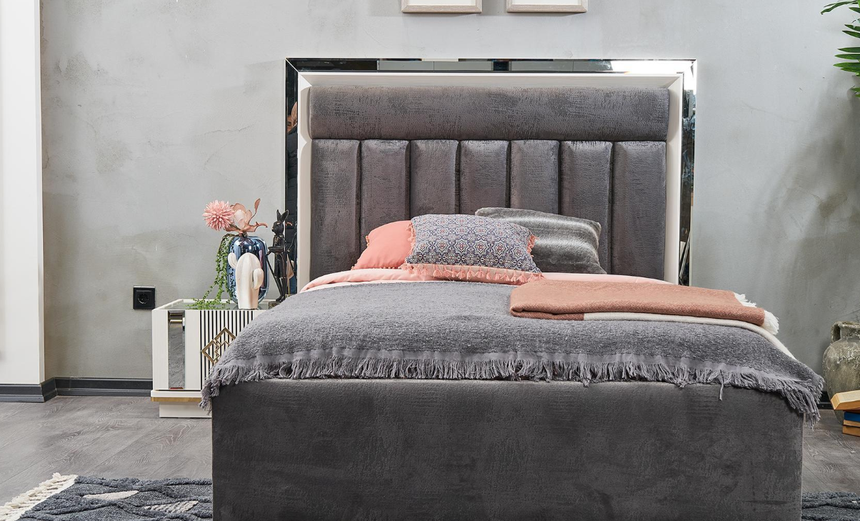 Тапицирано легло «Maya Teen» с място за съхранение, повдигащ механизъм