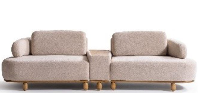 Четириместен диван «Mode» + конзолна масичка, ширина 278см